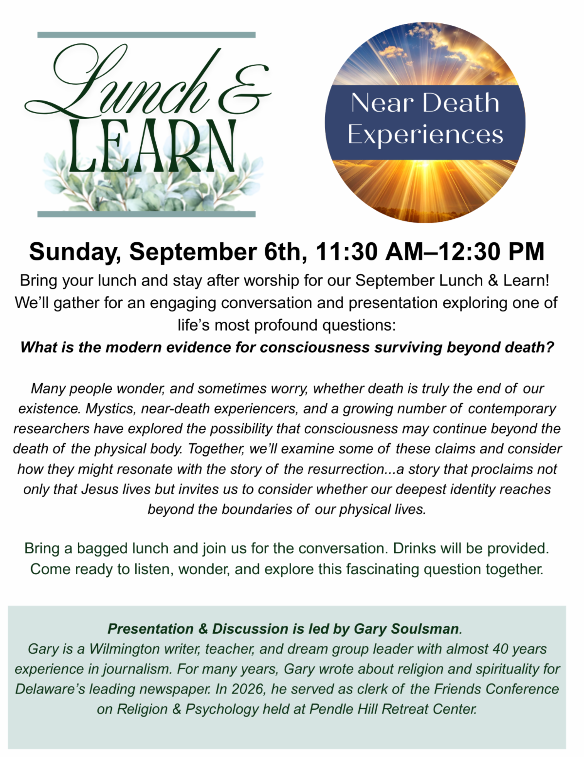 Lunch &amp; Learn 