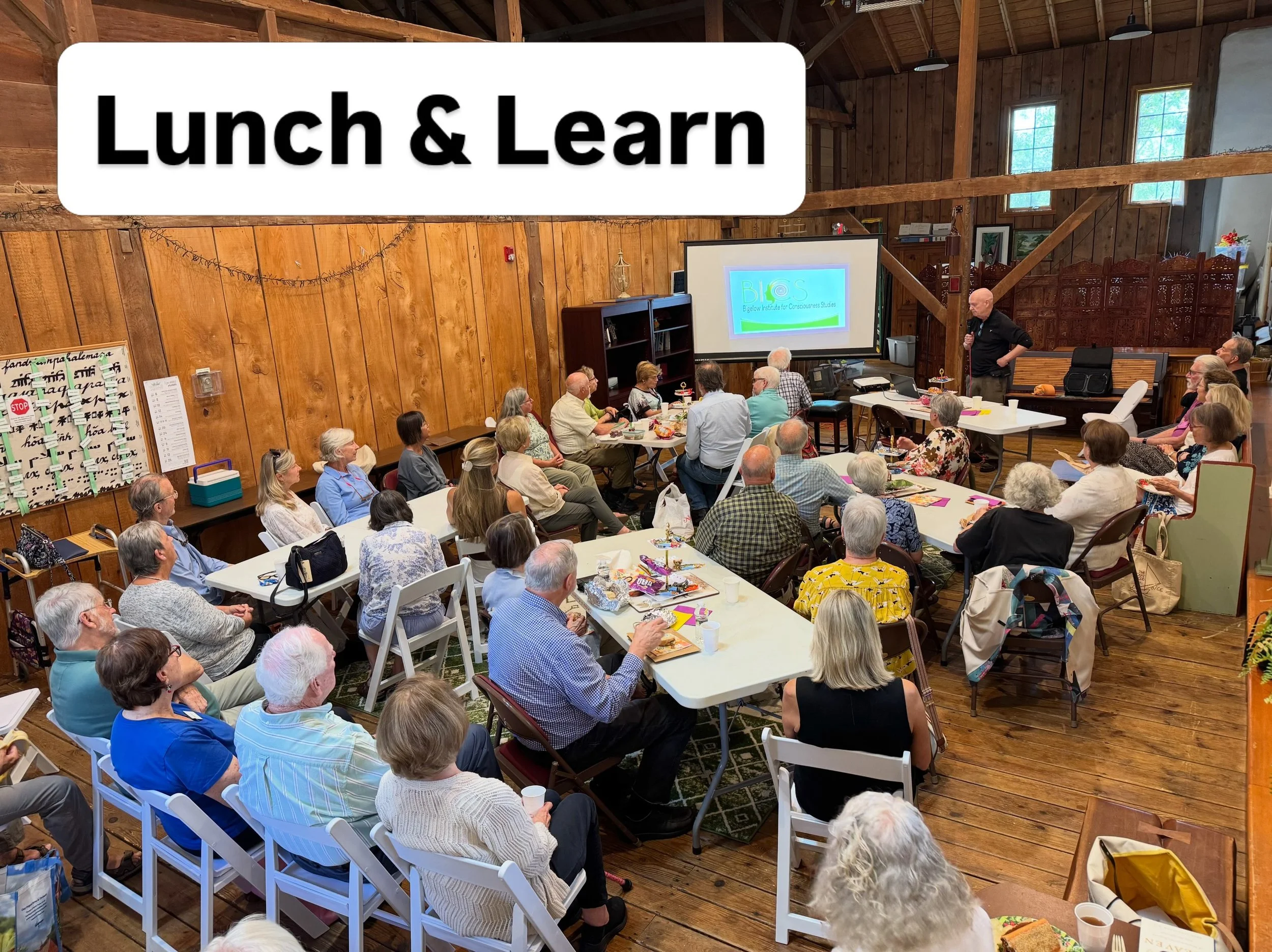 Today&rsquo;s lunch &amp; learn had a great turn out! Gary Soulsman led an engaging conversation and presentation exploring one of life&rsquo;s most profound questions:
What is the modern evidence for consciousness surviving beyond death? (THANK YOU 