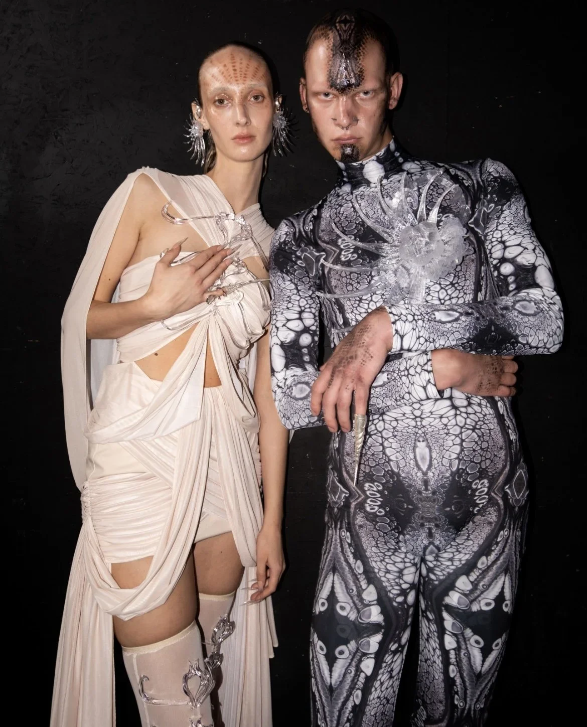 “This is where material becomes message”