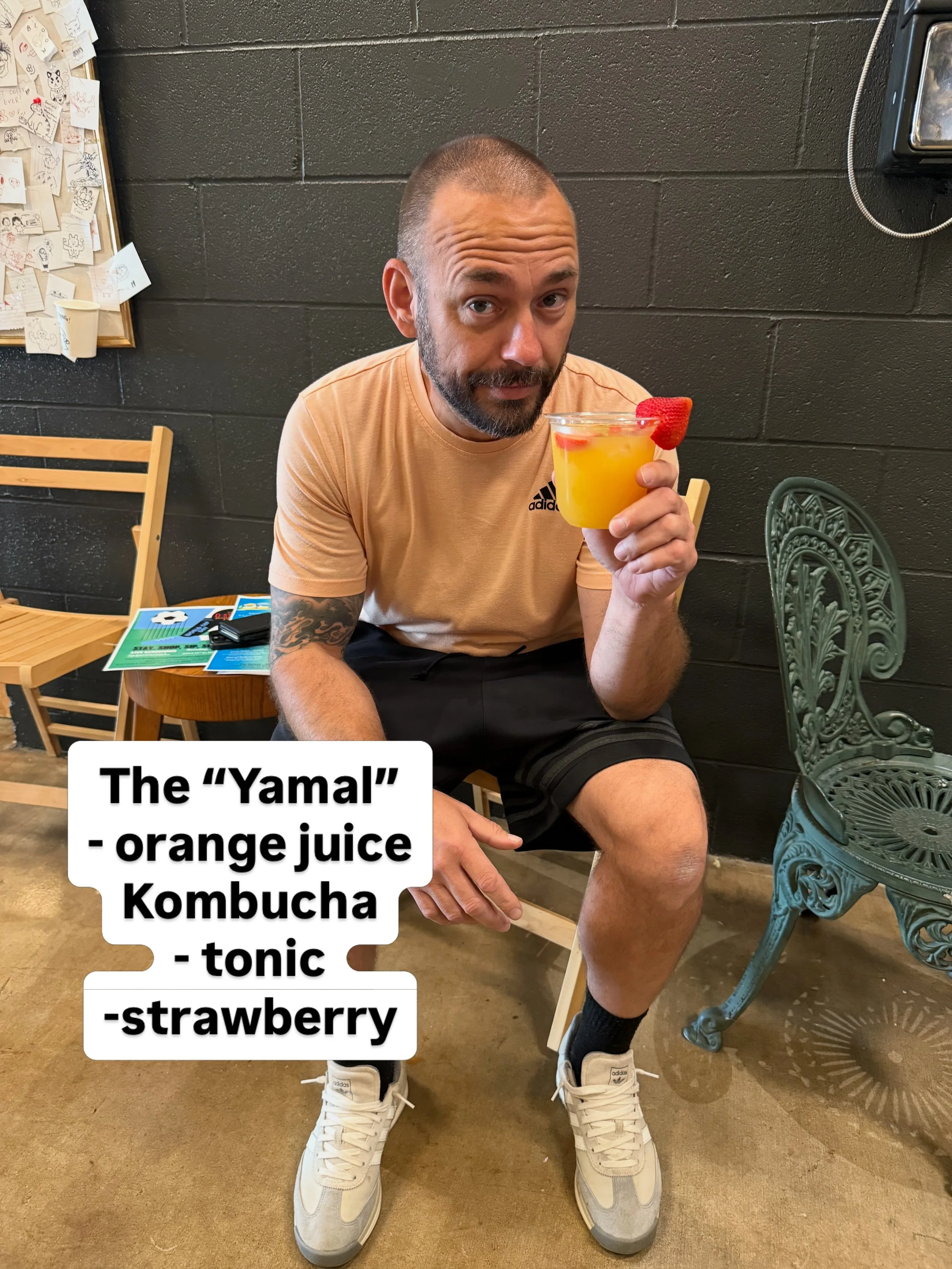 Husband is enjoying the Yamal at @thedistrictartisanmarket World Cup Watch Party, but you can also get the &ldquo;Messi&rdquo; as well!