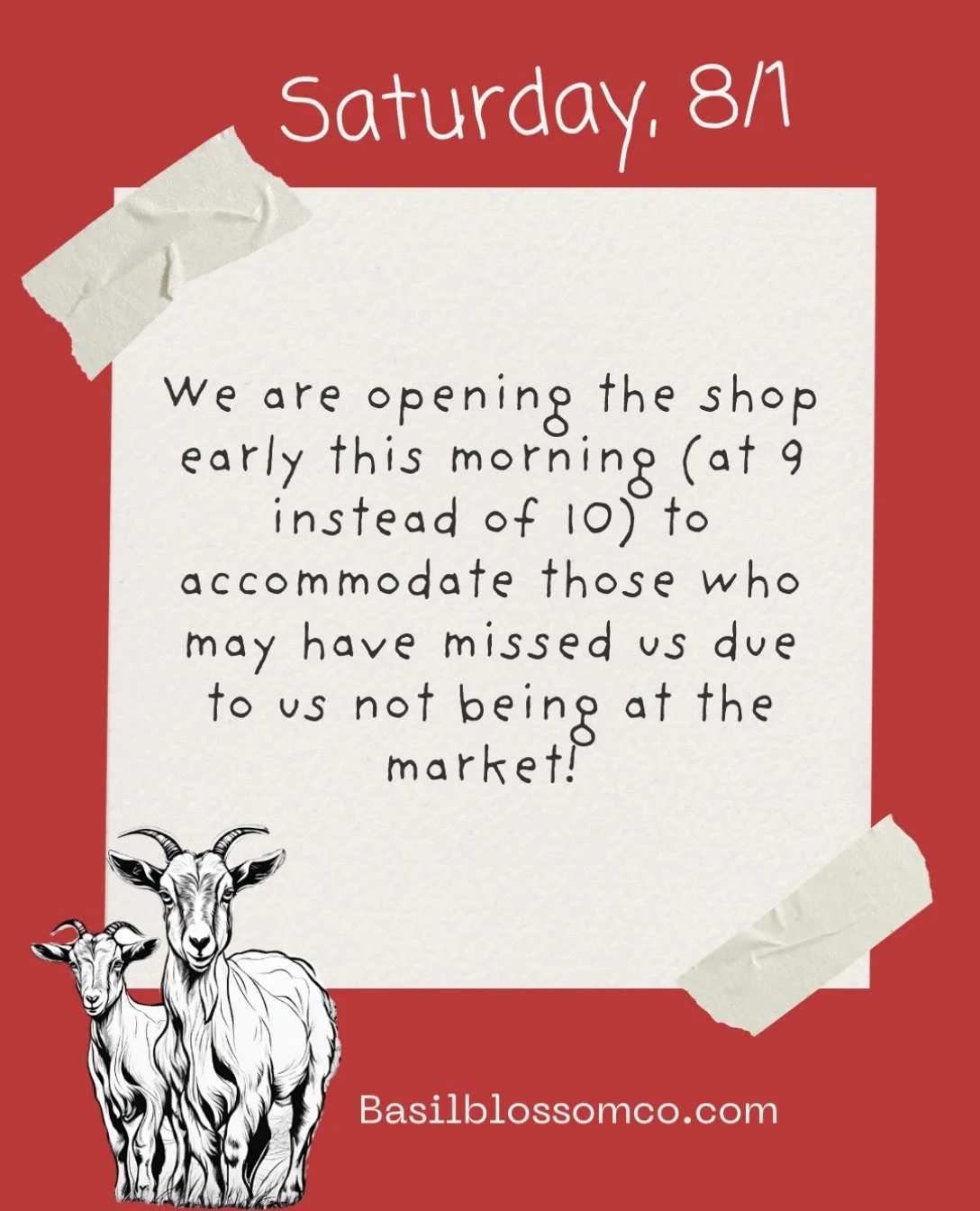 We&rsquo;ll be here all day till 6! Come enjoy some dry, indoor shopping at @thedistrictartisanmarket