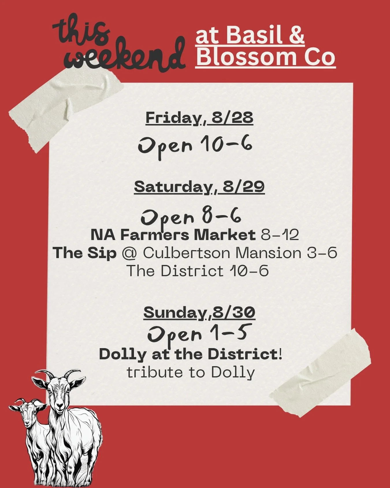 3 events this weekend! See you there! 
@thedistrictartisanmarket @newalbanyfarmersmarket