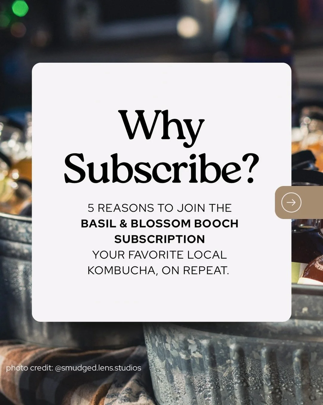 Never miss your favorite kombucha again! Our small-batch brews often sell out quickly, so the Booch Subscription guarantees your bottles before they hit the fridge.

Subscribers reserve 5 pint bottles for $35 (a $40 value) plus an additional 10% off 