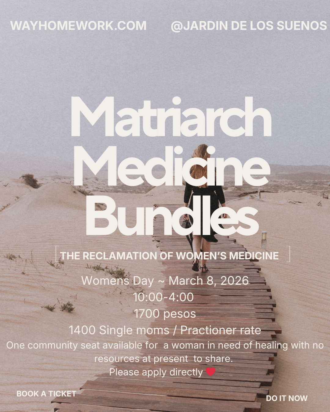 Matriarch Medicine Bundles ~ Women's Day ~ March 8 - Jardin De Los Suenos