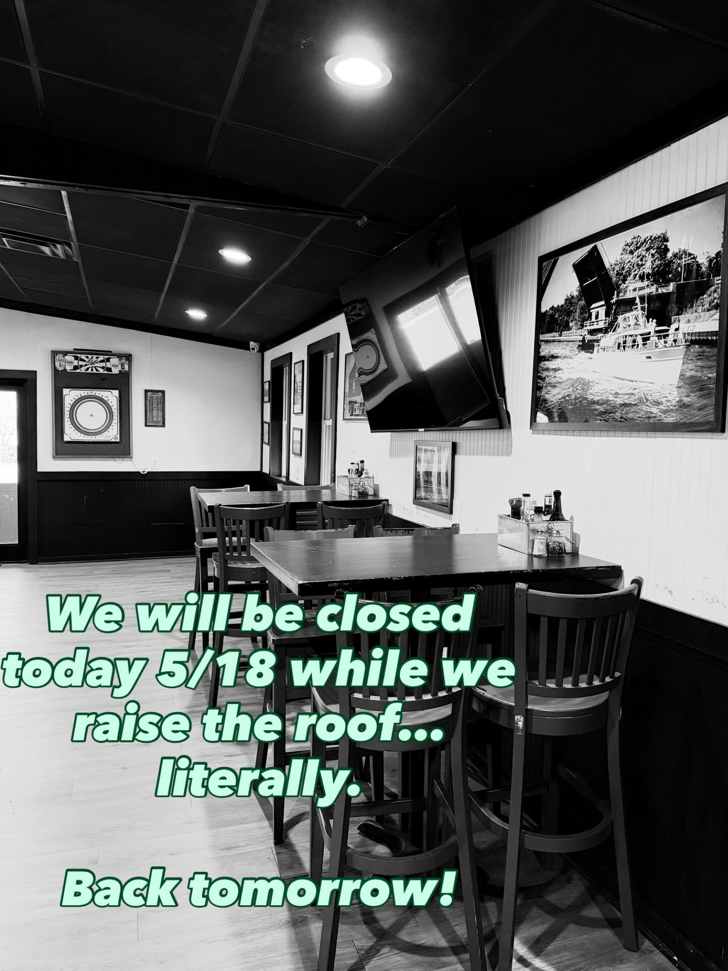 Today&rsquo;s special: one brand new roof. See you tomorrow.