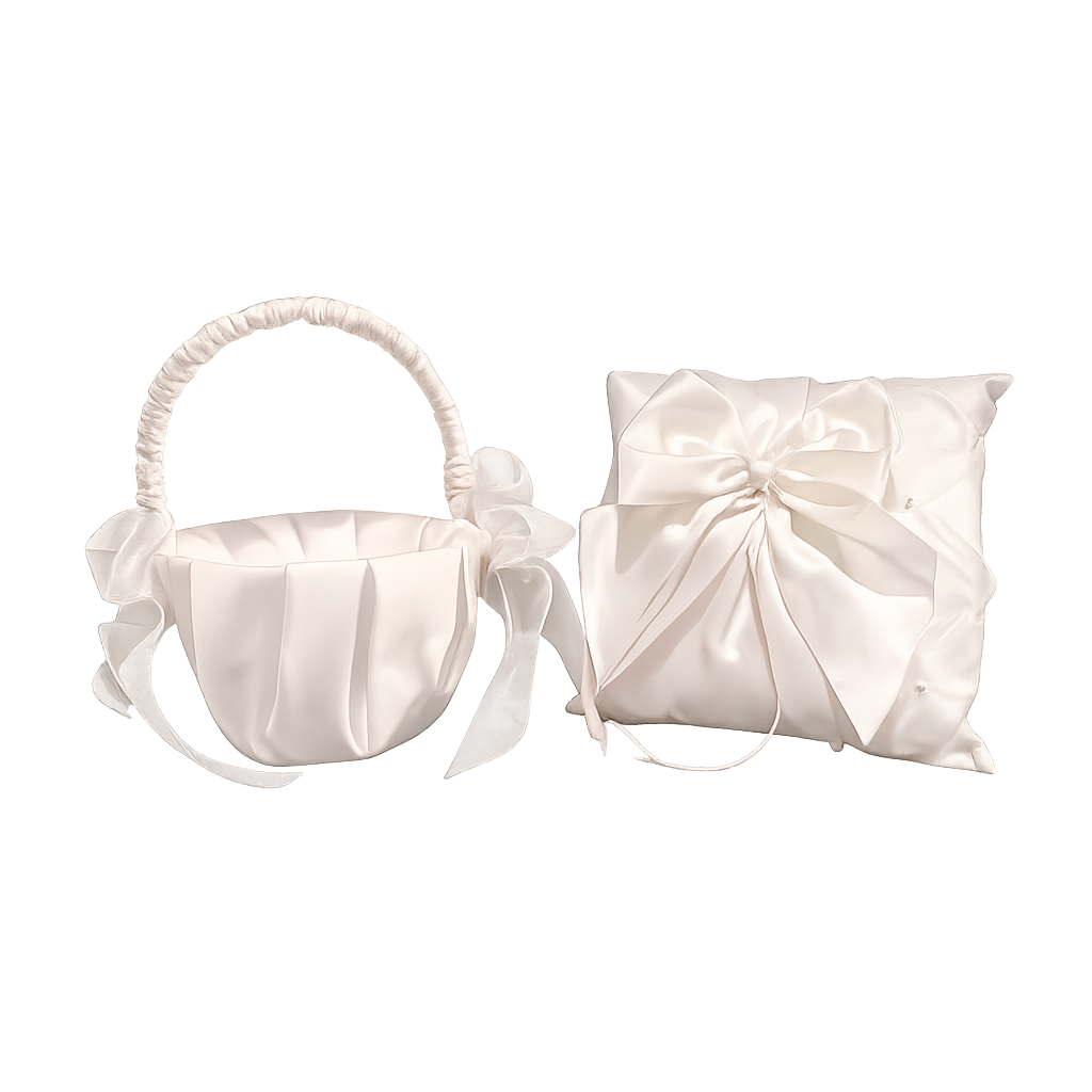 Flower Girl Basket & Ring Bearer Pillow