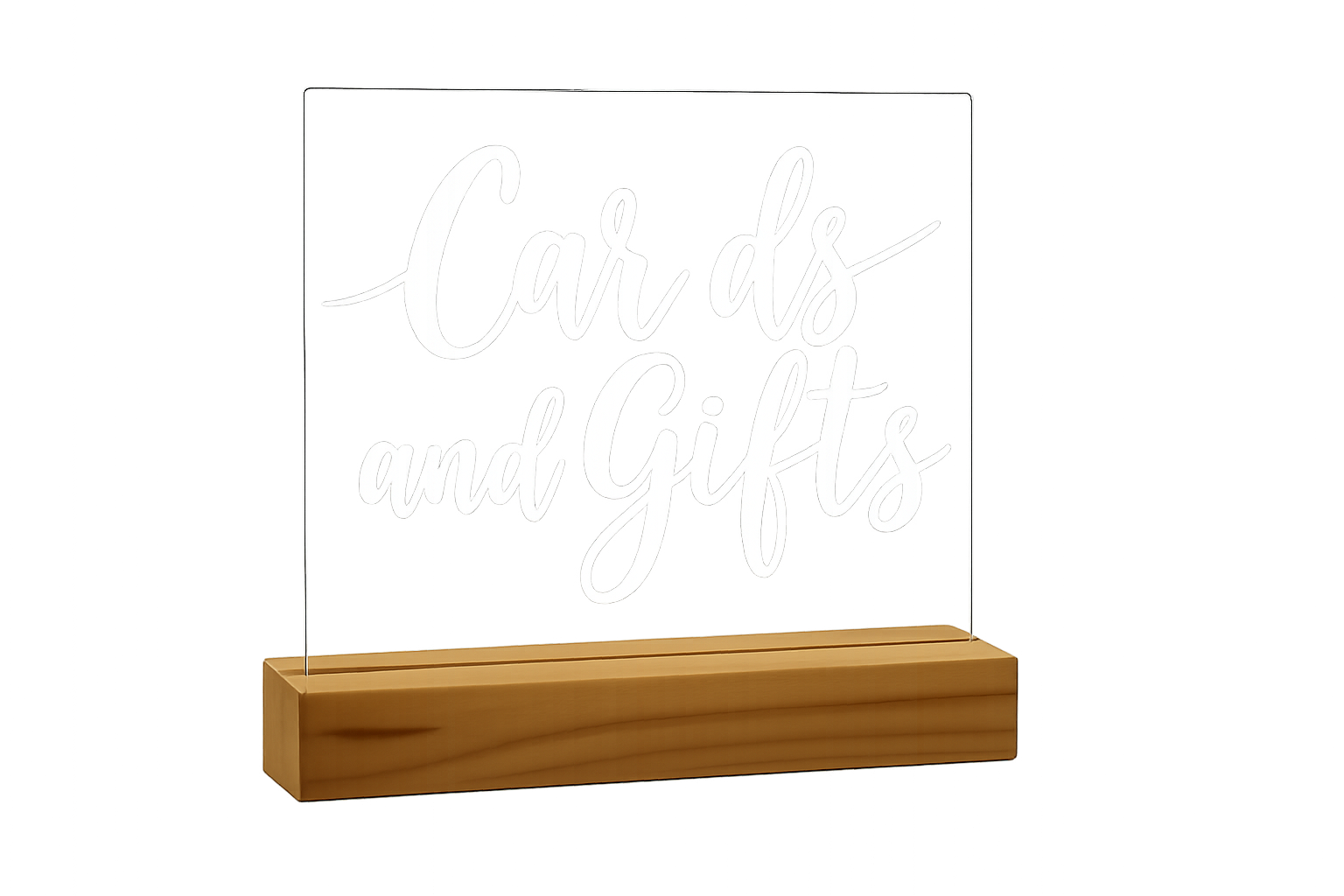 Cards & Gifts Acrylic Sign