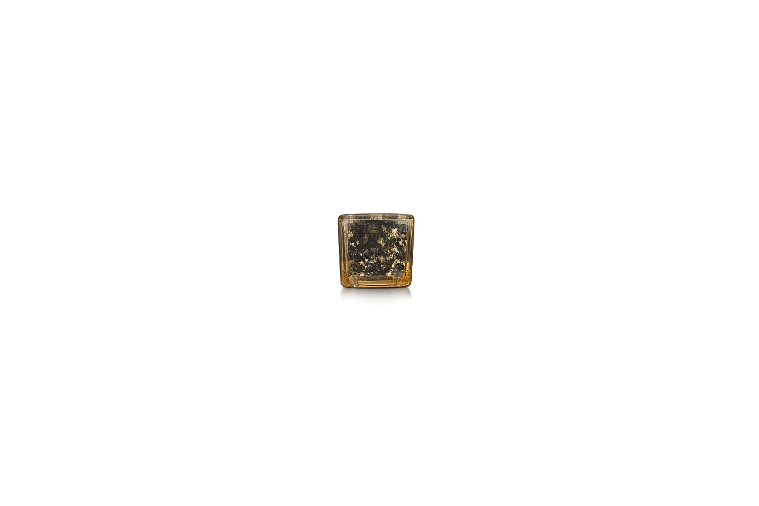 Gold Mercury  Votive - Square