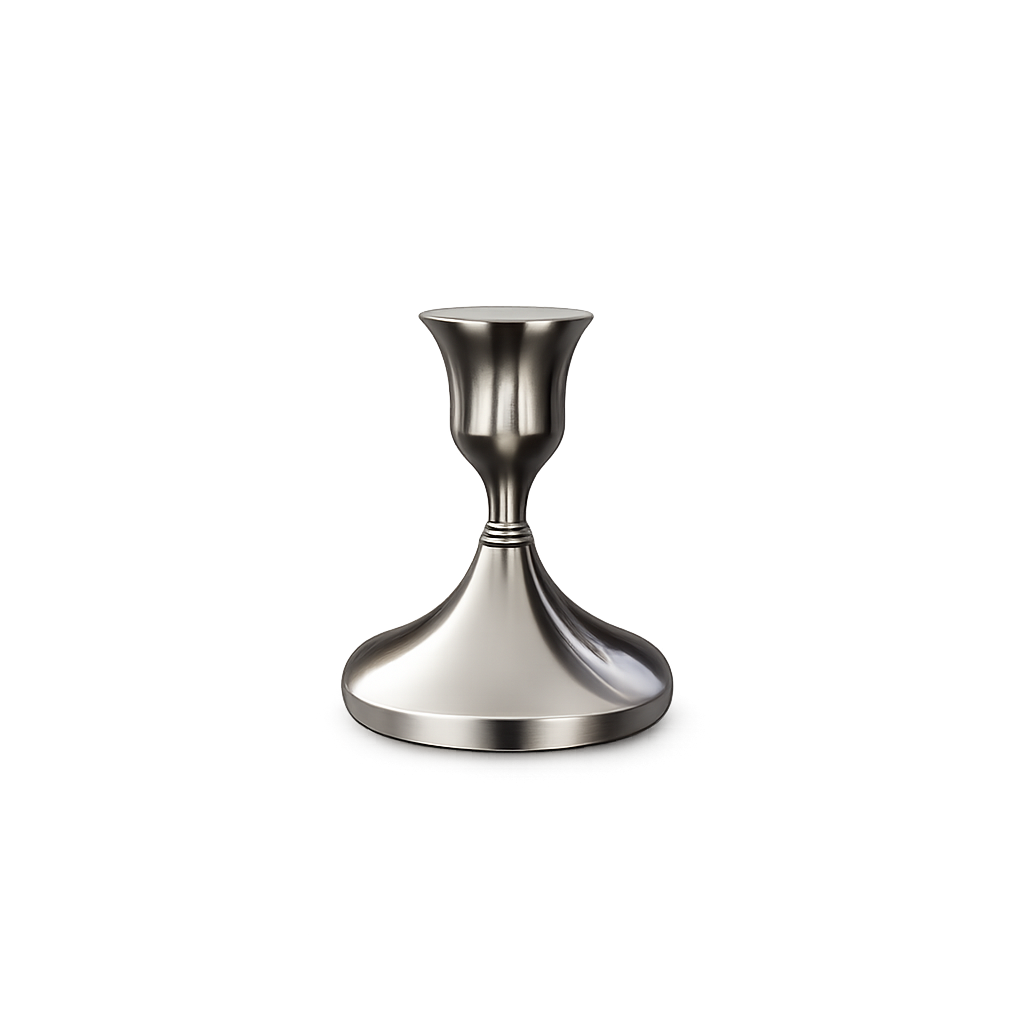 Silver Candlestick Holder