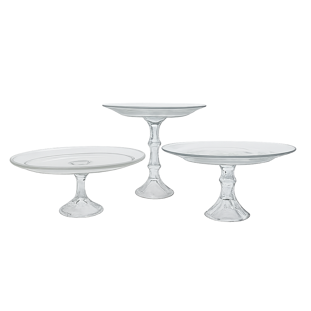 Glass Dessert Stands