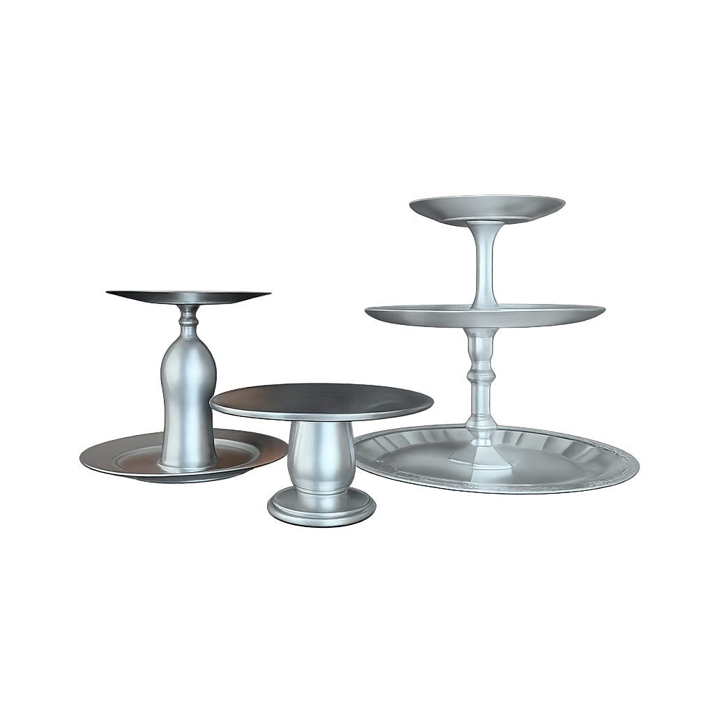 Silver Dessert Stands