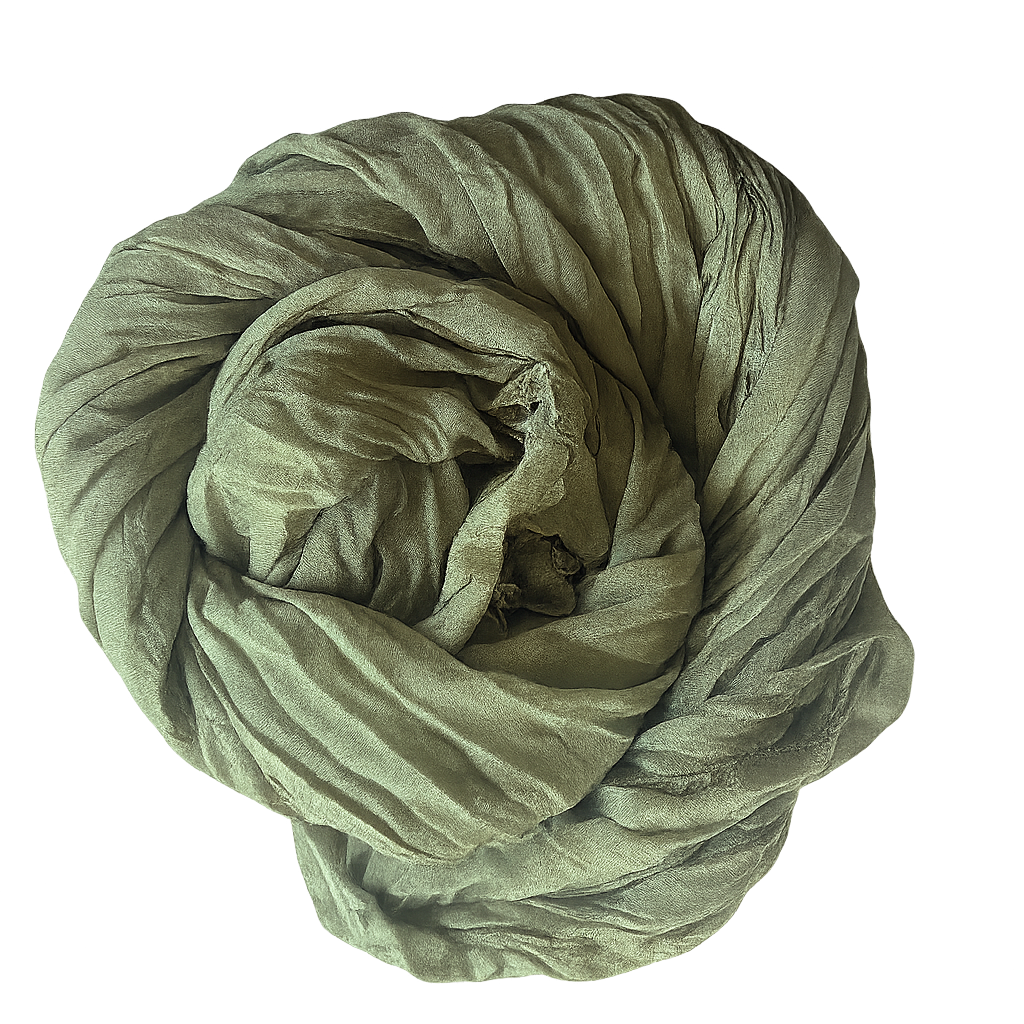 Olive Green Cheesecloth - Runner