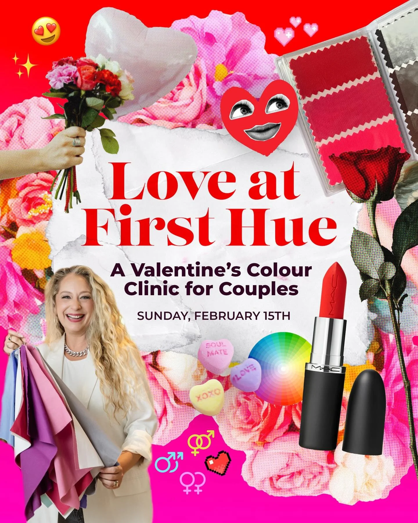 Love at First Hue 💘 A Valentine&rsquo;s Colour Clinic for Couples

This Valentine&rsquo;s weekend, I&rsquo;m opening my studio for a special Love at First Hue Colour Clinic, designed exclusively for couples who want to discover their best colours, t