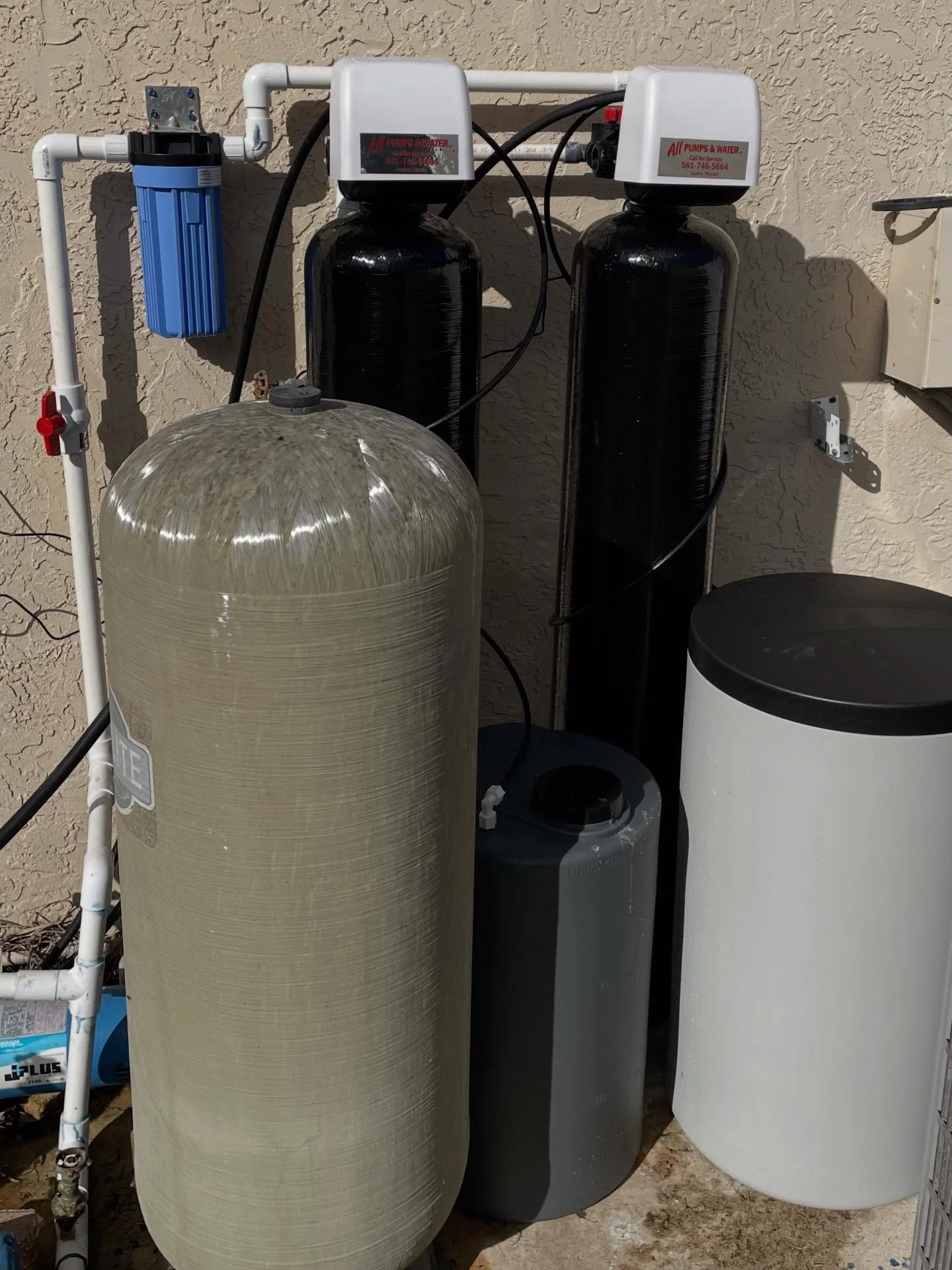 New Filter Friday! 

This customer needed the works: a new carbon filter, new softener, and new sand filter to take out all impurities and contaminants. They were left with clear, impurity-free water from every tap in the house. 

All Pumps and Water