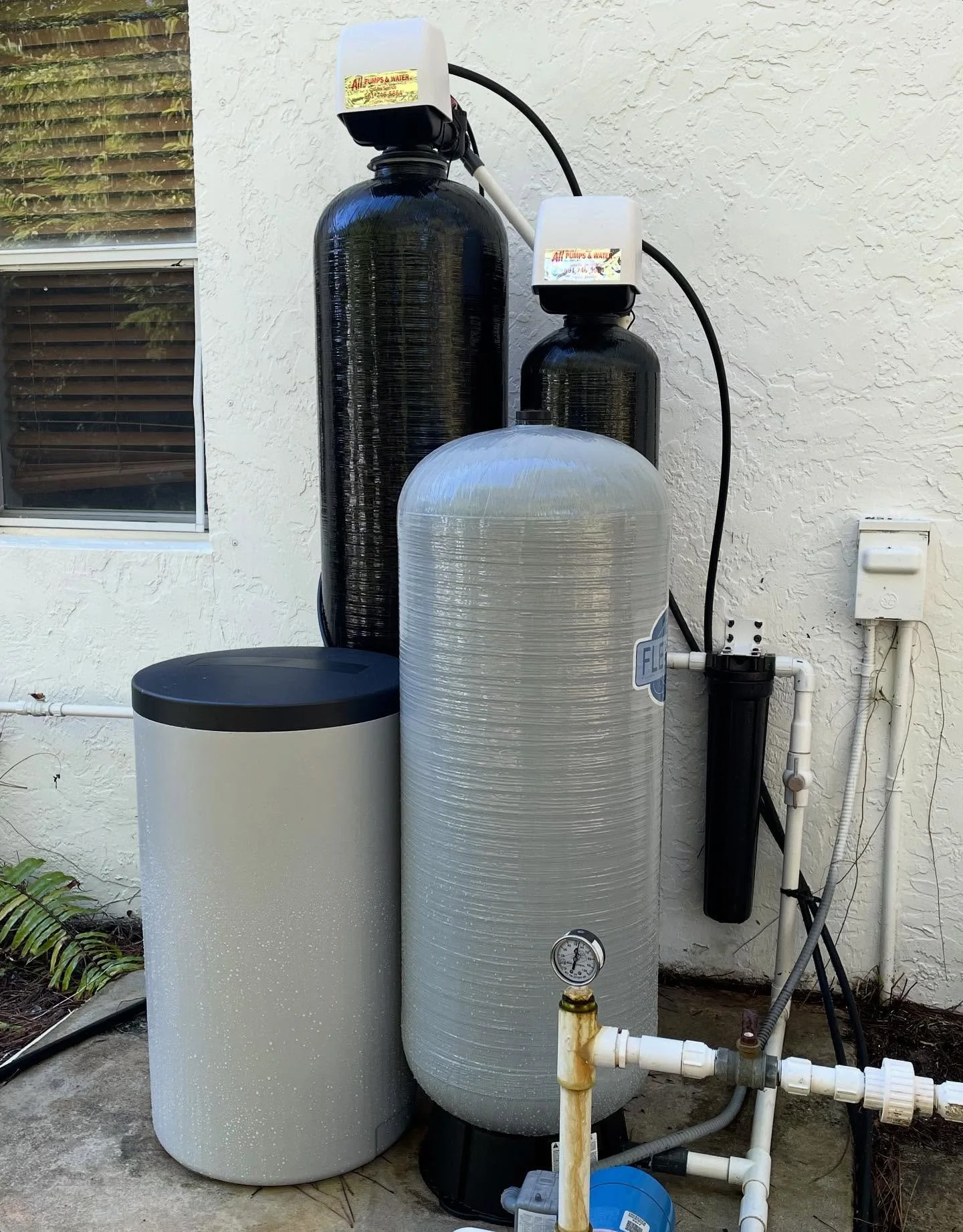 New Filter Friday! 

This customer wanted a completely new water filtration system. We installed a new pressure tank, new softener with color removal resin, and a new sulfur filter. 

Are you ready to upgrade your water system for cleaner water? Call