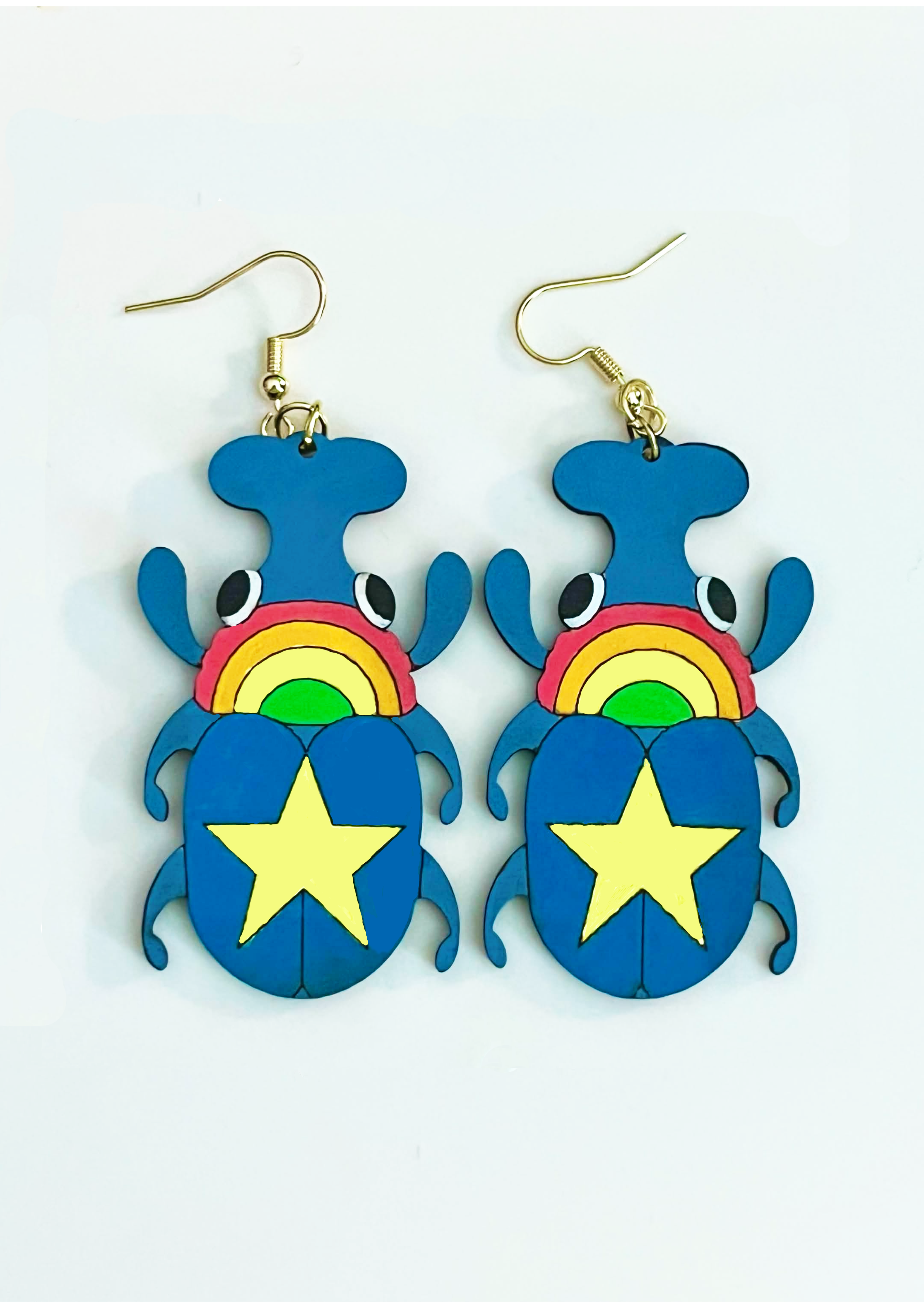 Whimsical Beetle Series Earrings