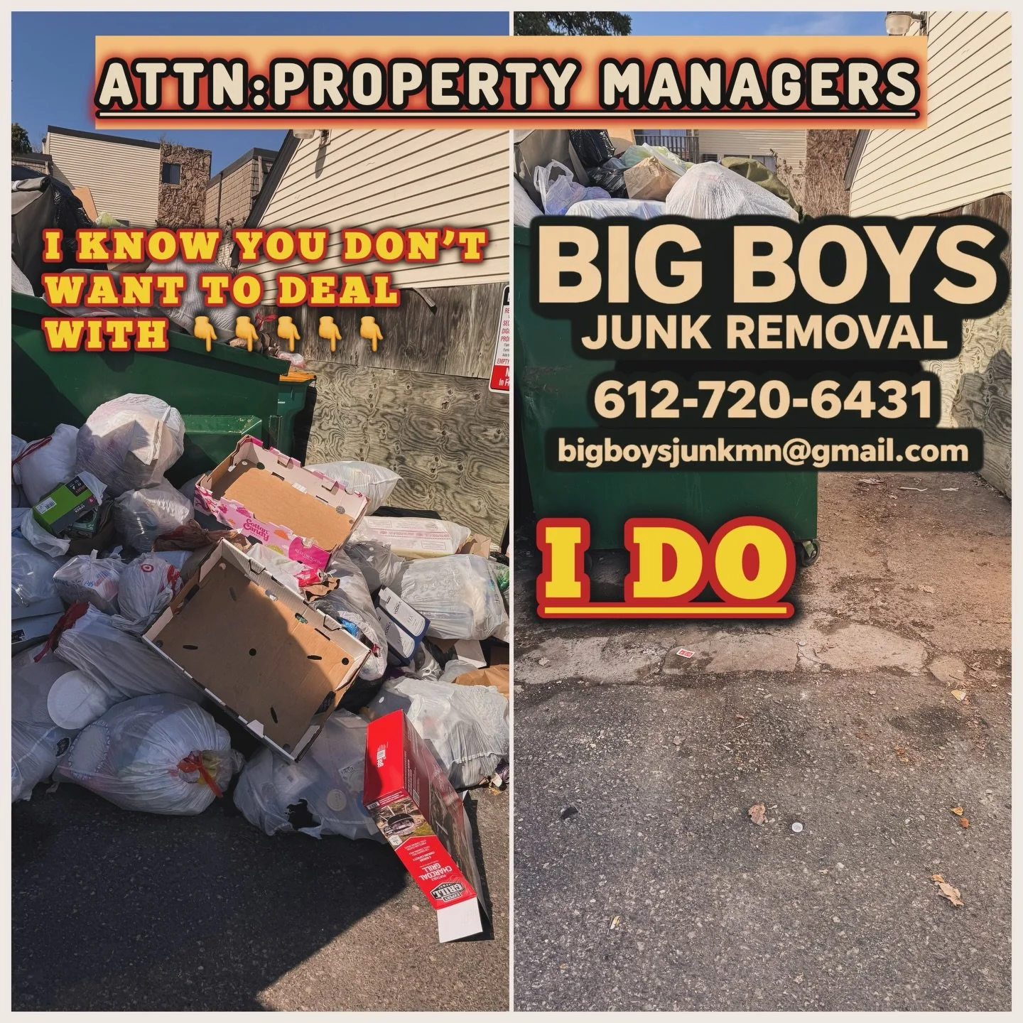 Twin cities property managers if you have to deal with this. Reach out to Big Boys Junk Removal. I&rsquo;ll take the stress out of the mess for you!
#bigboysjunkmn #twincitiesrealestate #twincitiesrealtor #minneapolis