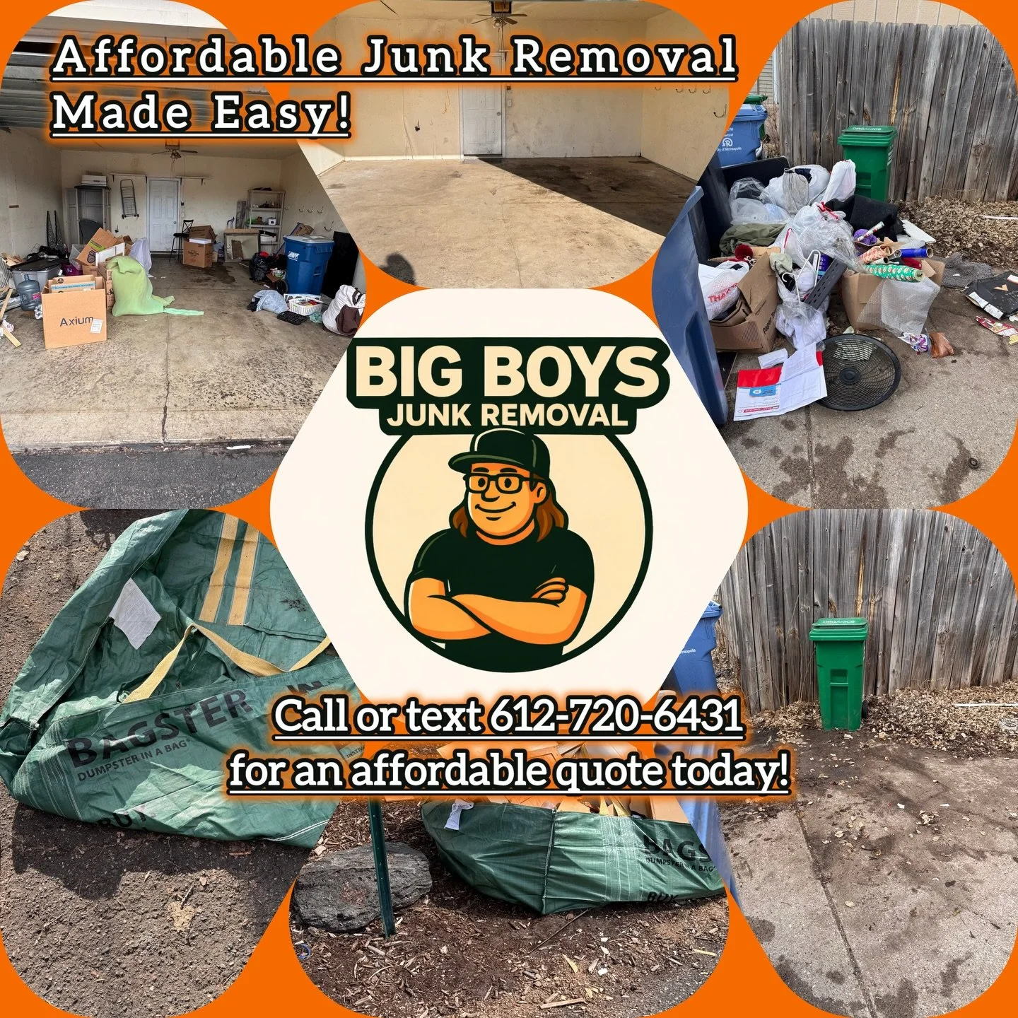 Junk removal made easy!  Let Big Boys Junk Removal clear your clutter today! Call or text 612-720-6431 for an affordable quote today! 
Same day or next day service available! #bigboysjunkmn #minneapolis #twincities