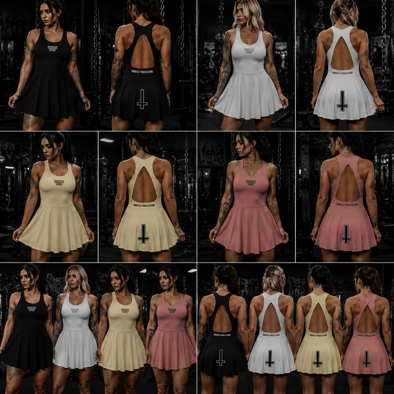 Women’s Open-Back Tennis Dress