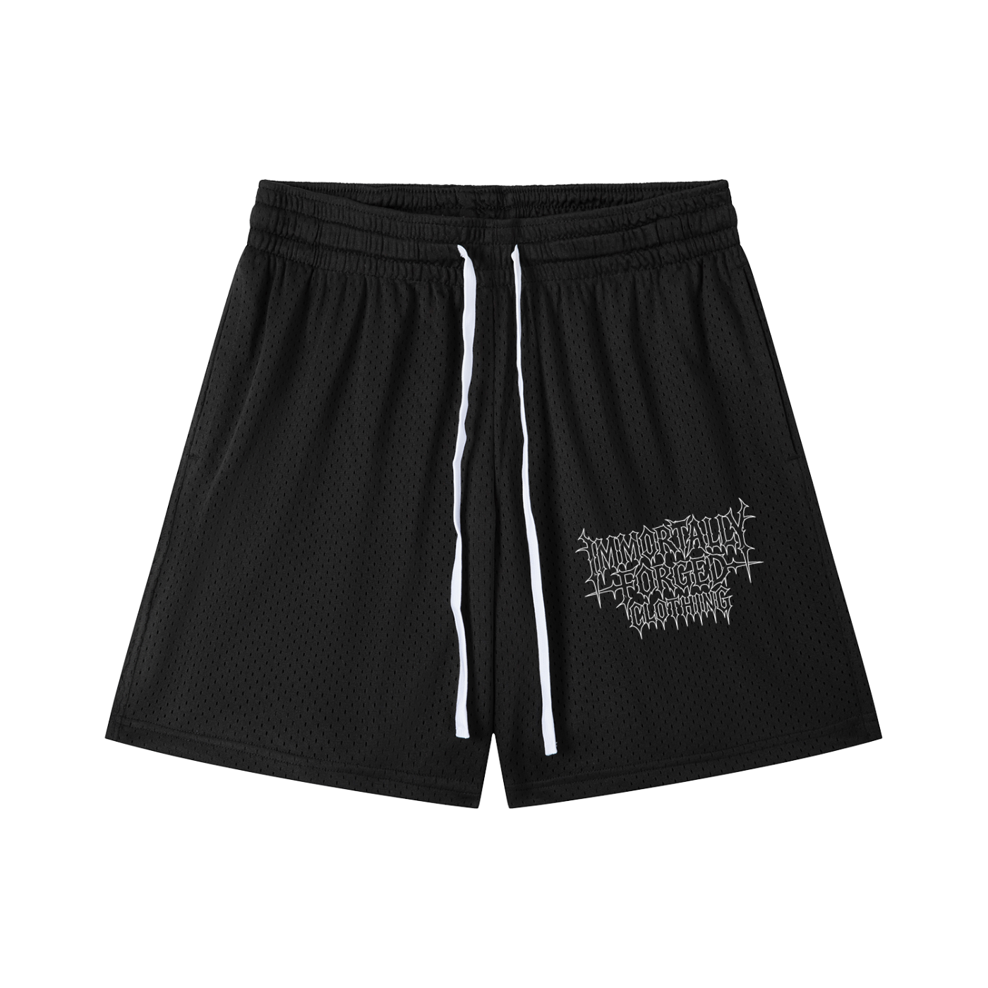 Mesh Drawstring Shorts