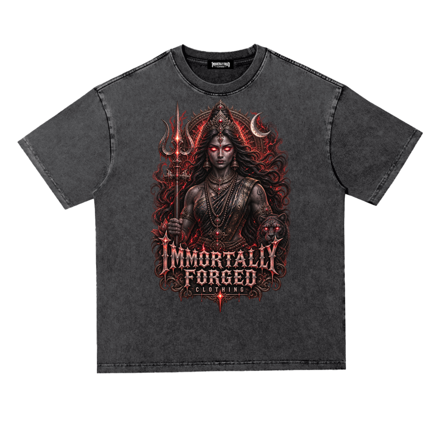 Snow Washed Heavyweight Oversize T-Shirt