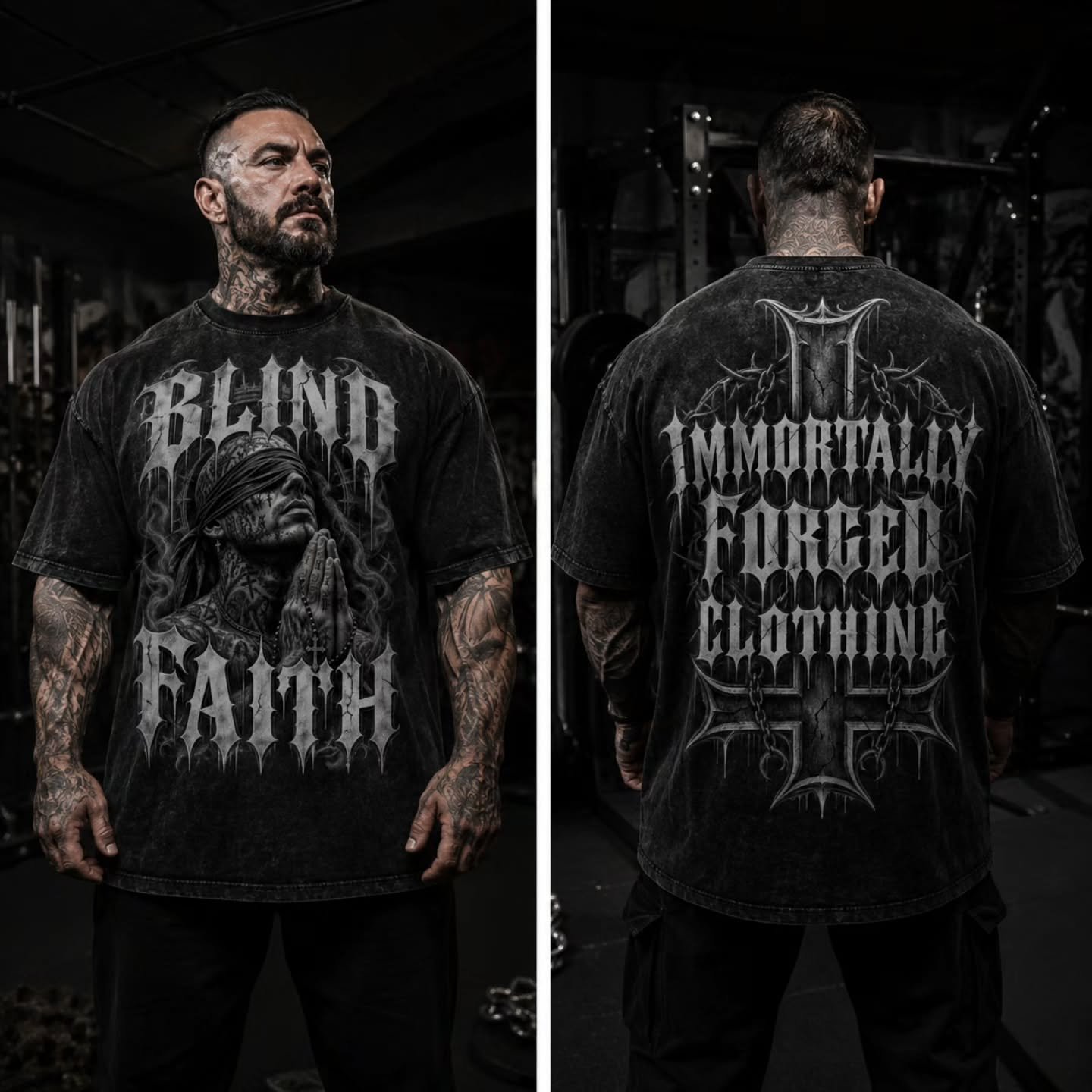 "BLIND FAITH"

IMMORTALLYFORGED.COM 

#FITNESS #GYM #APPAREL #CLOTHING #BEIMMORTAL