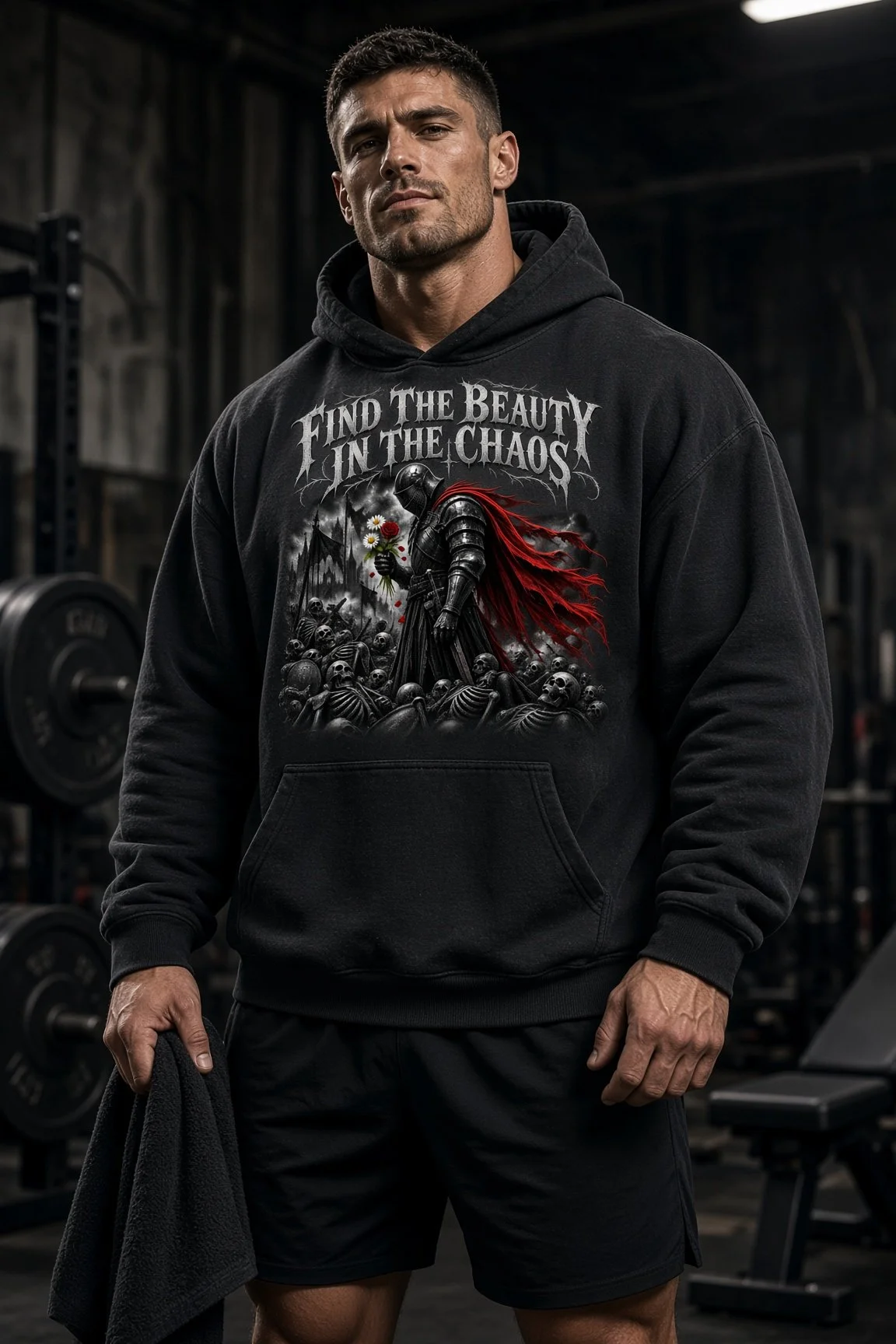Heavyweight Sunfade Oversized Hoodie (beauty in chaos)