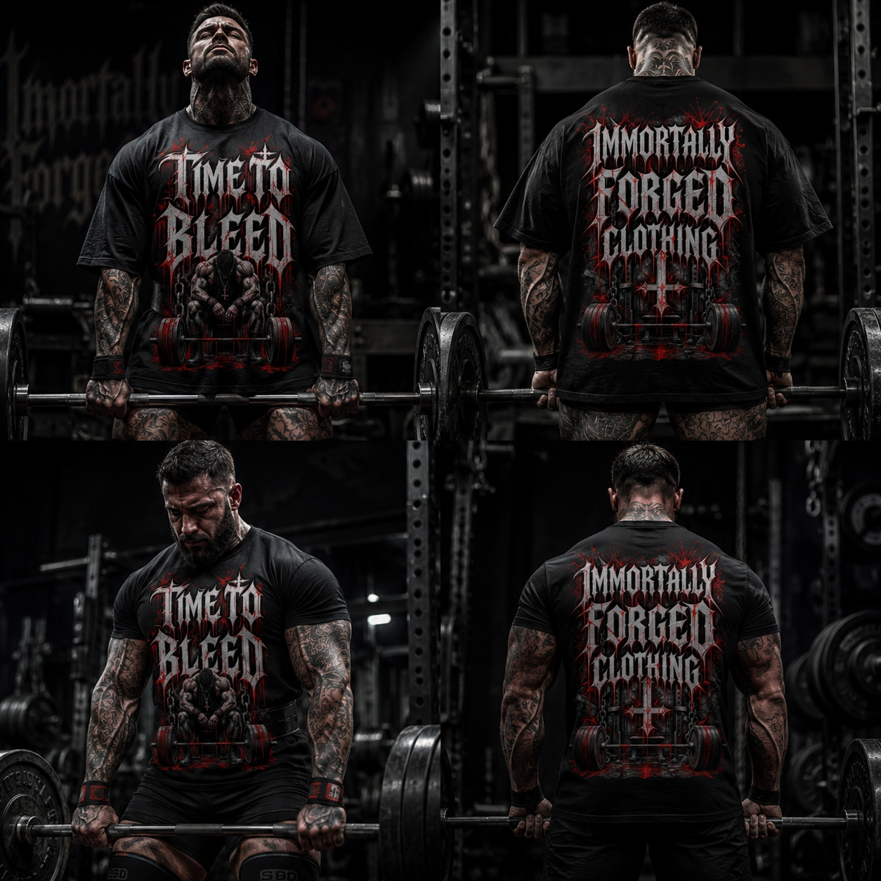 Essential Heavyweight Cotton T-Shirt (TIME TO BLEED)
