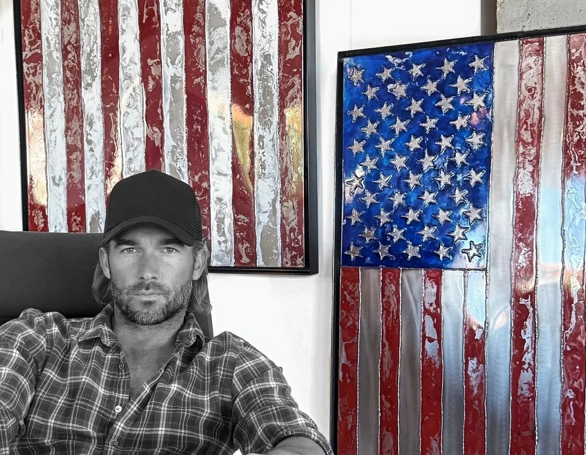 Nick Moss Exhibition, Ross + Co, March 2026, Palm Beach, American Flag Series