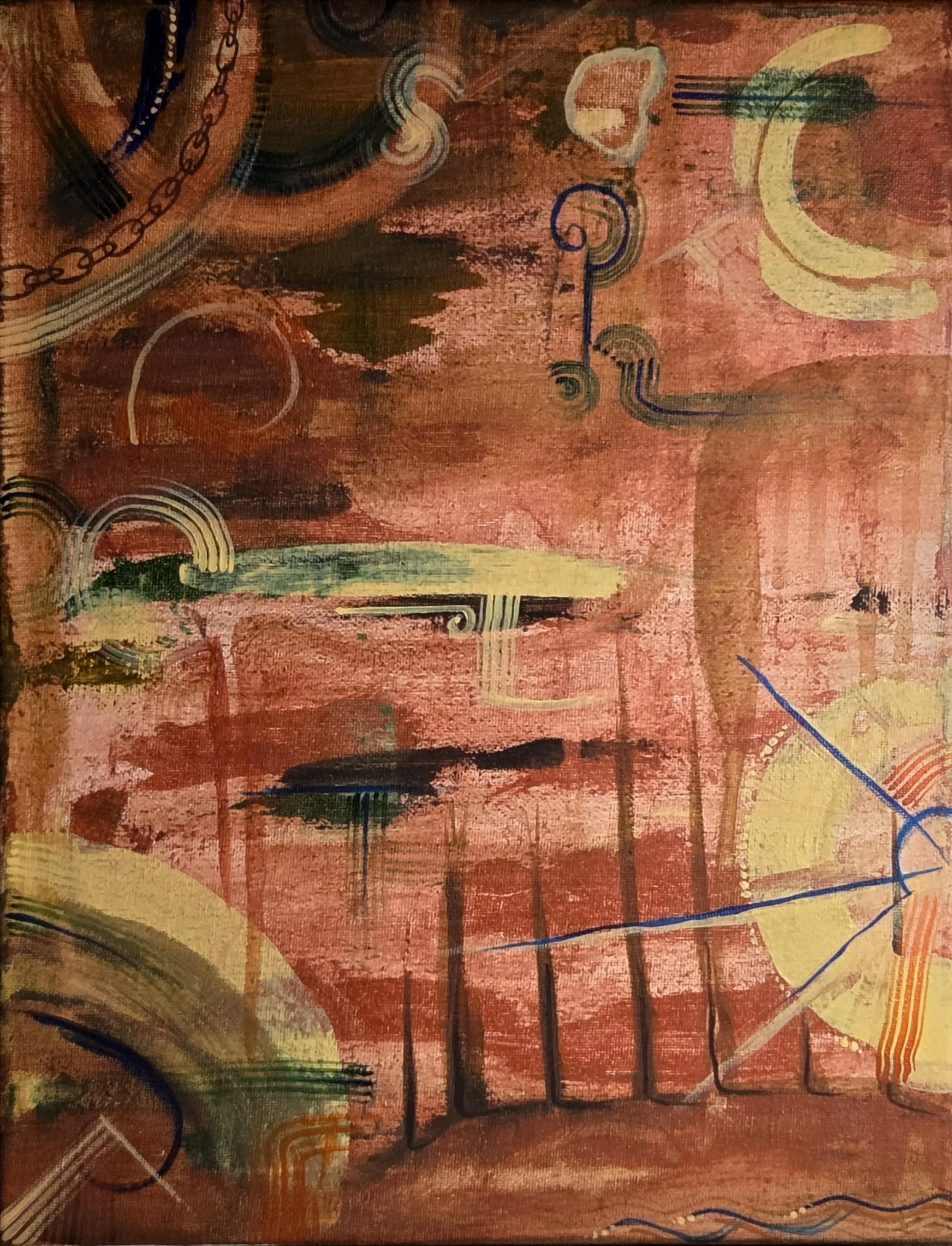 "Outlaw", acyrlic on canvas, 12"x16", 2025