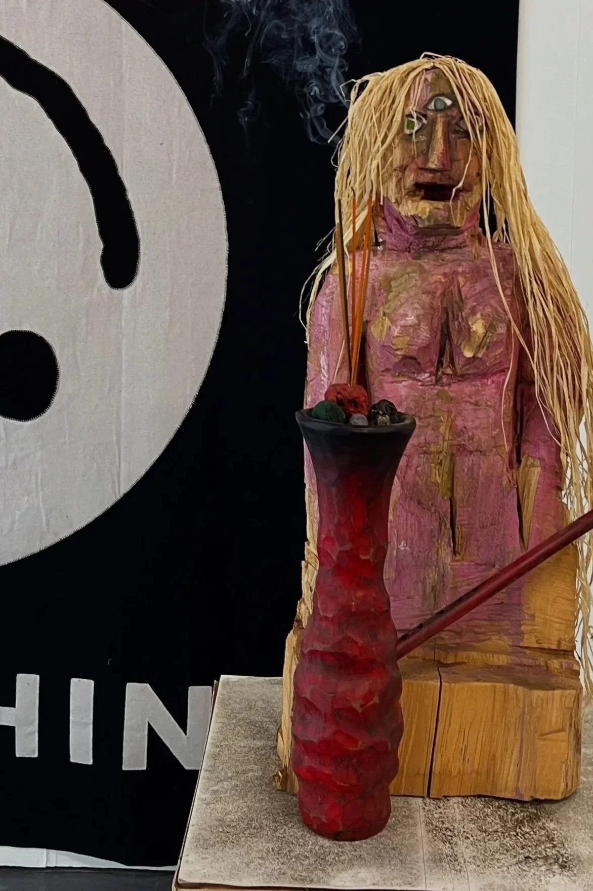 Jake Chapman, three eyed woman, sculpture2025