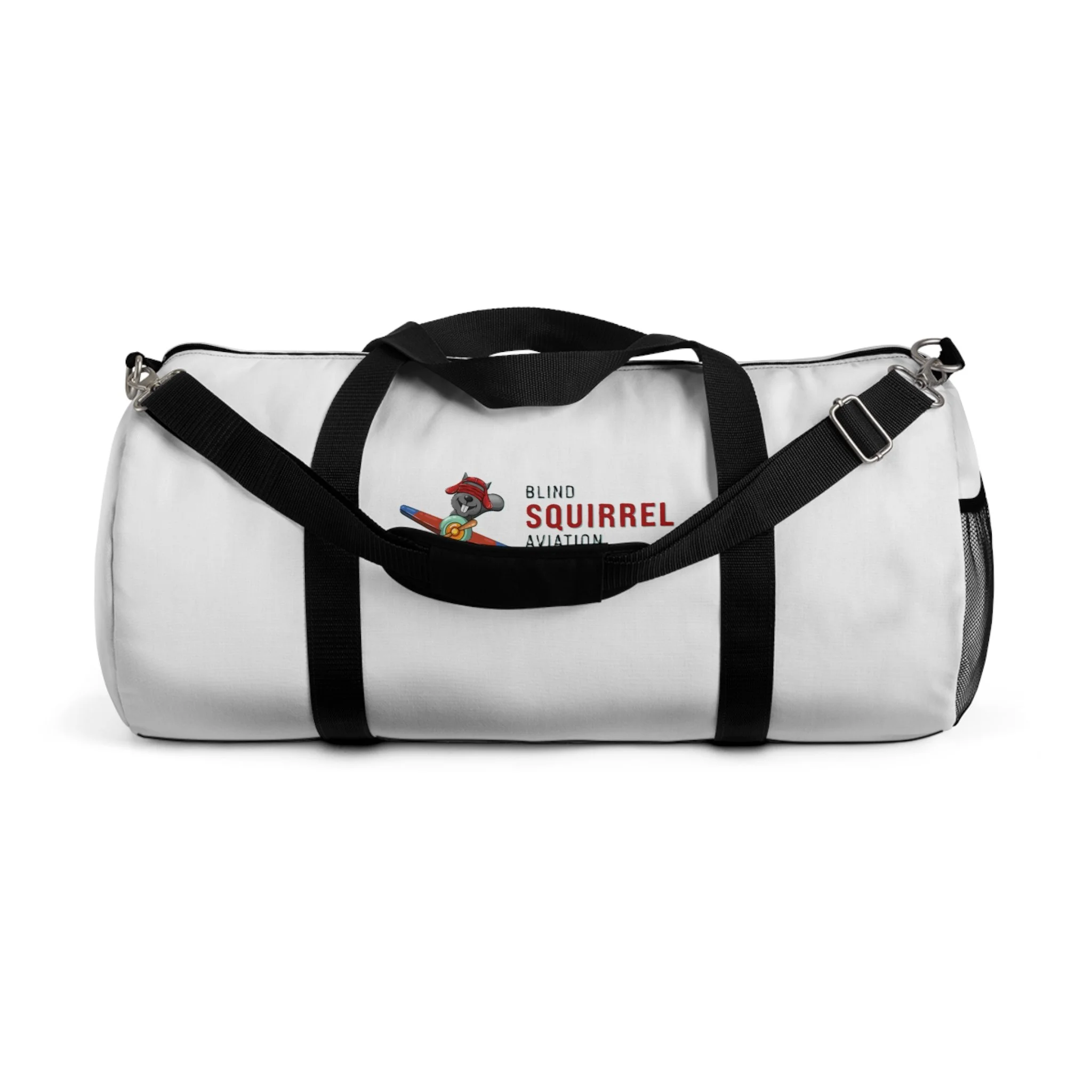 Aviation Duffel Bag - Blind Squirrel Design for Travel Enthusiasts