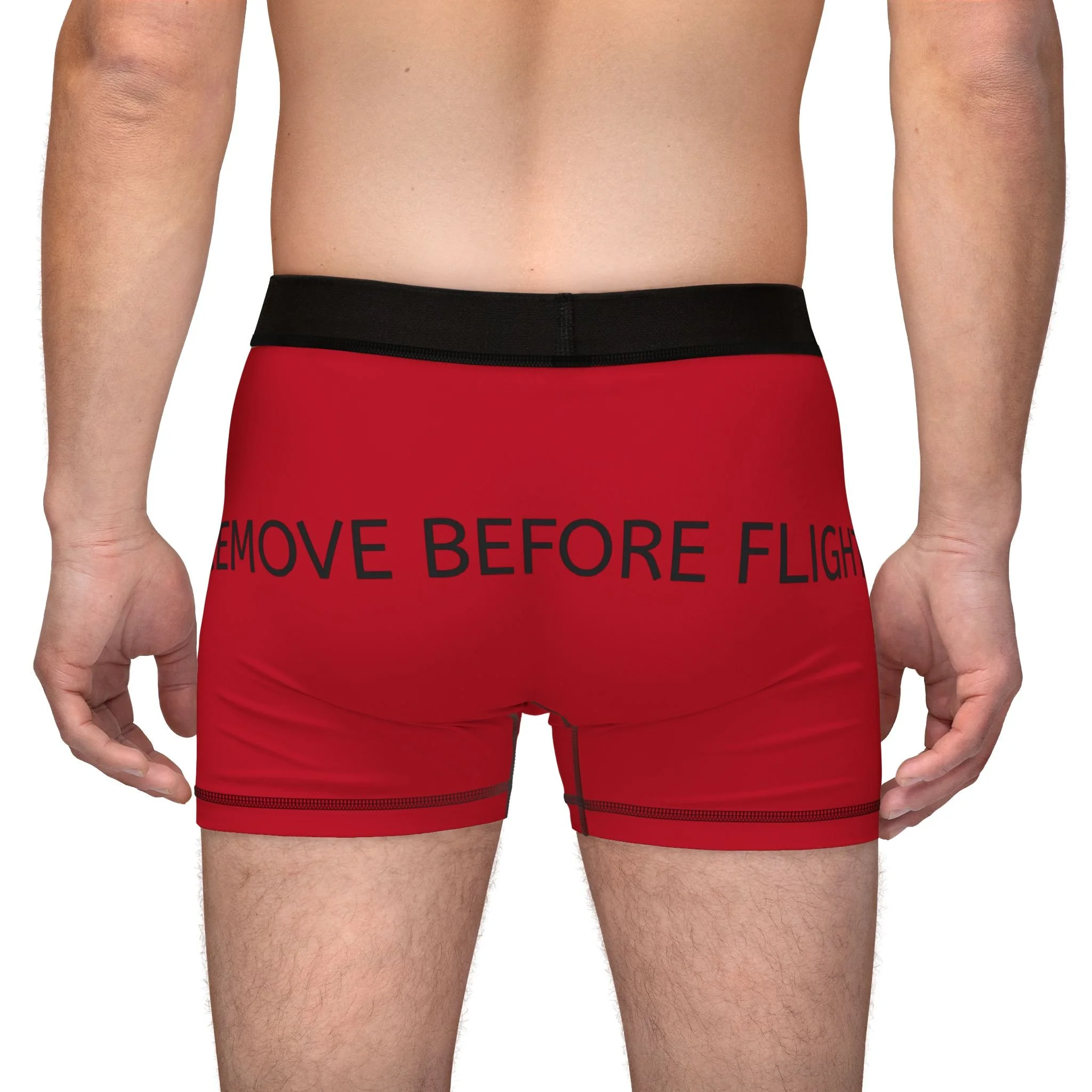 Men's Red Boxer Briefs – Solid Red Stretch Boxer Trunks