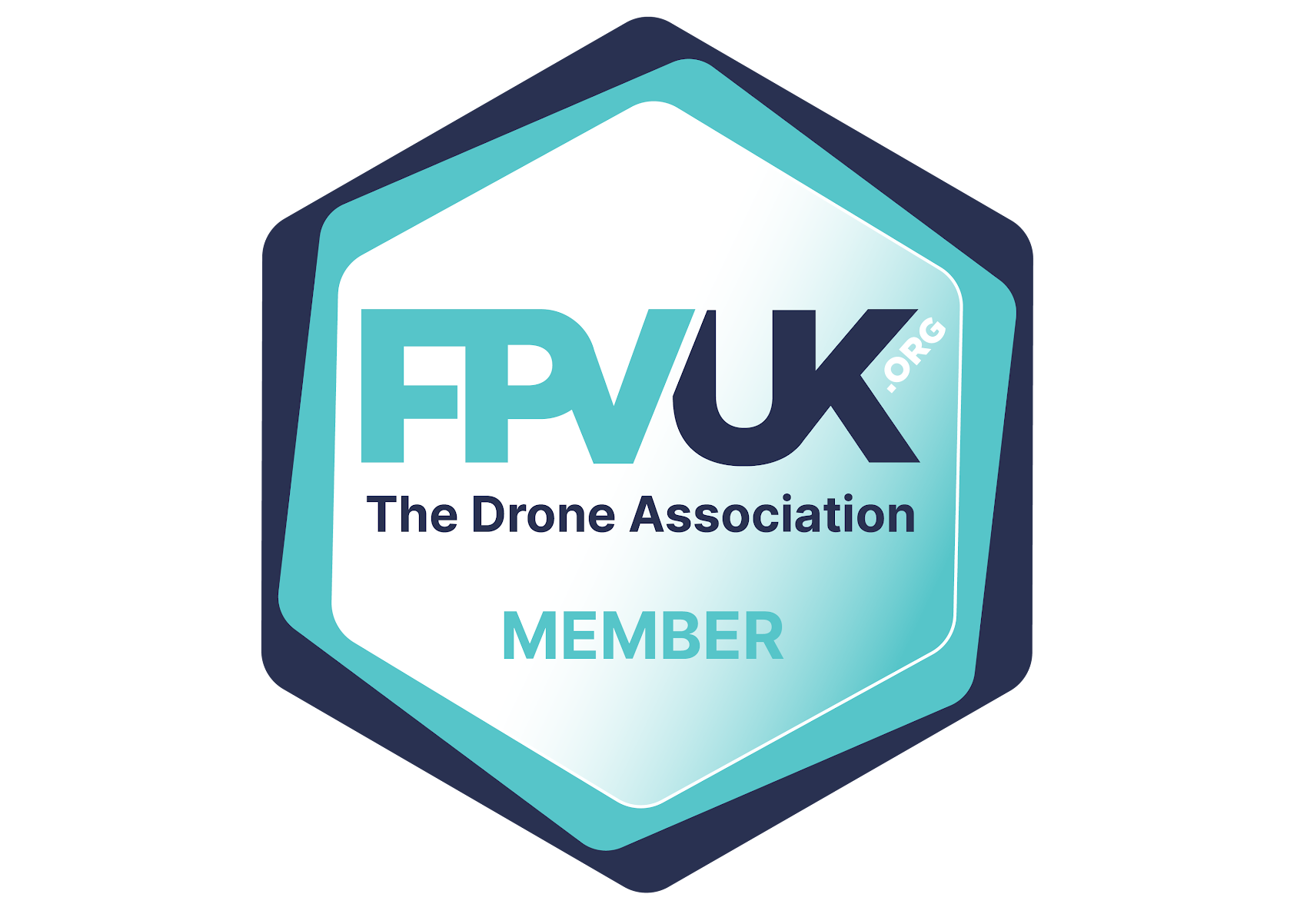 FPVUK.org logo with the text "The Drone Association" and "MEMBER".