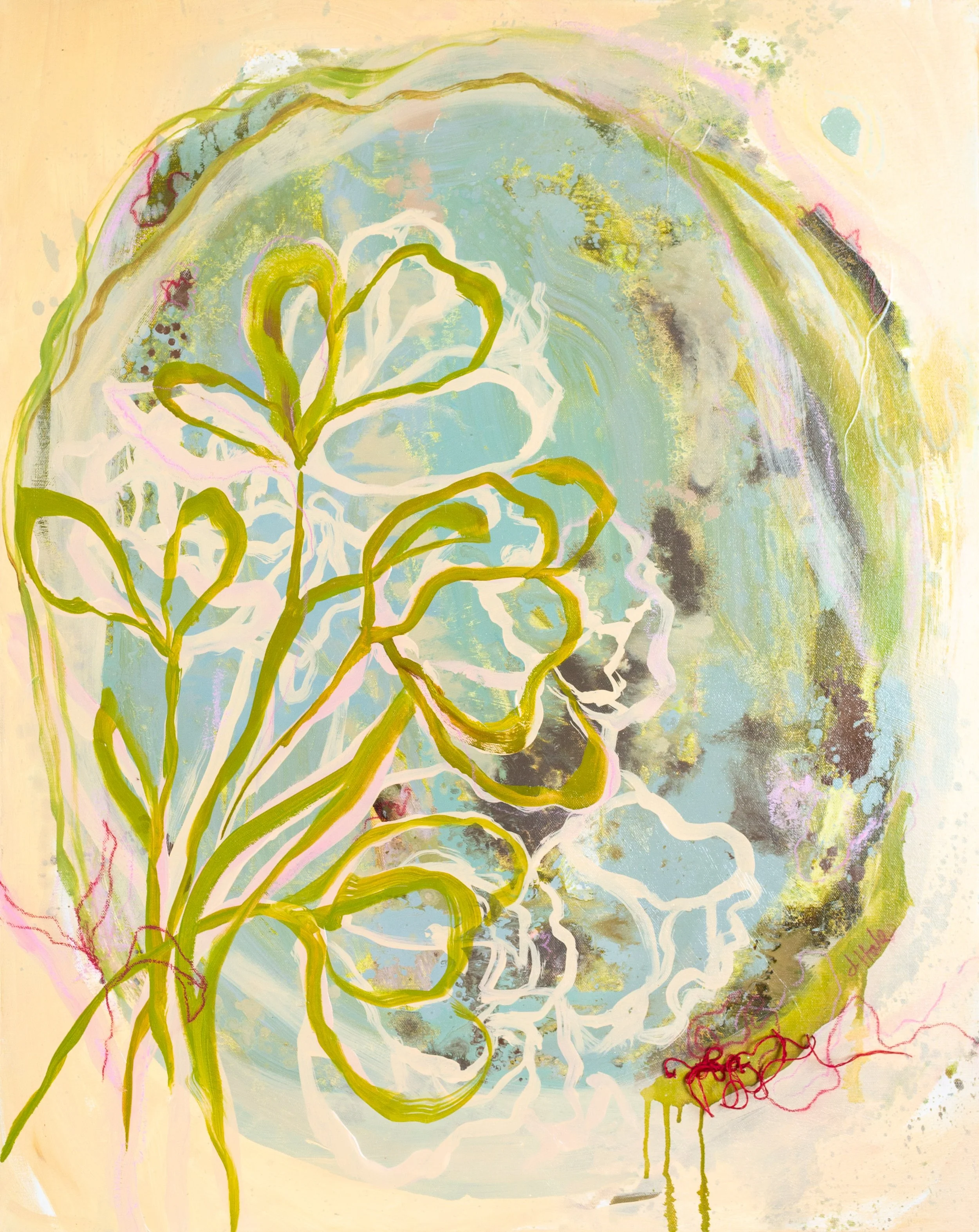 Spring Unraveling - 24x30 ($800)