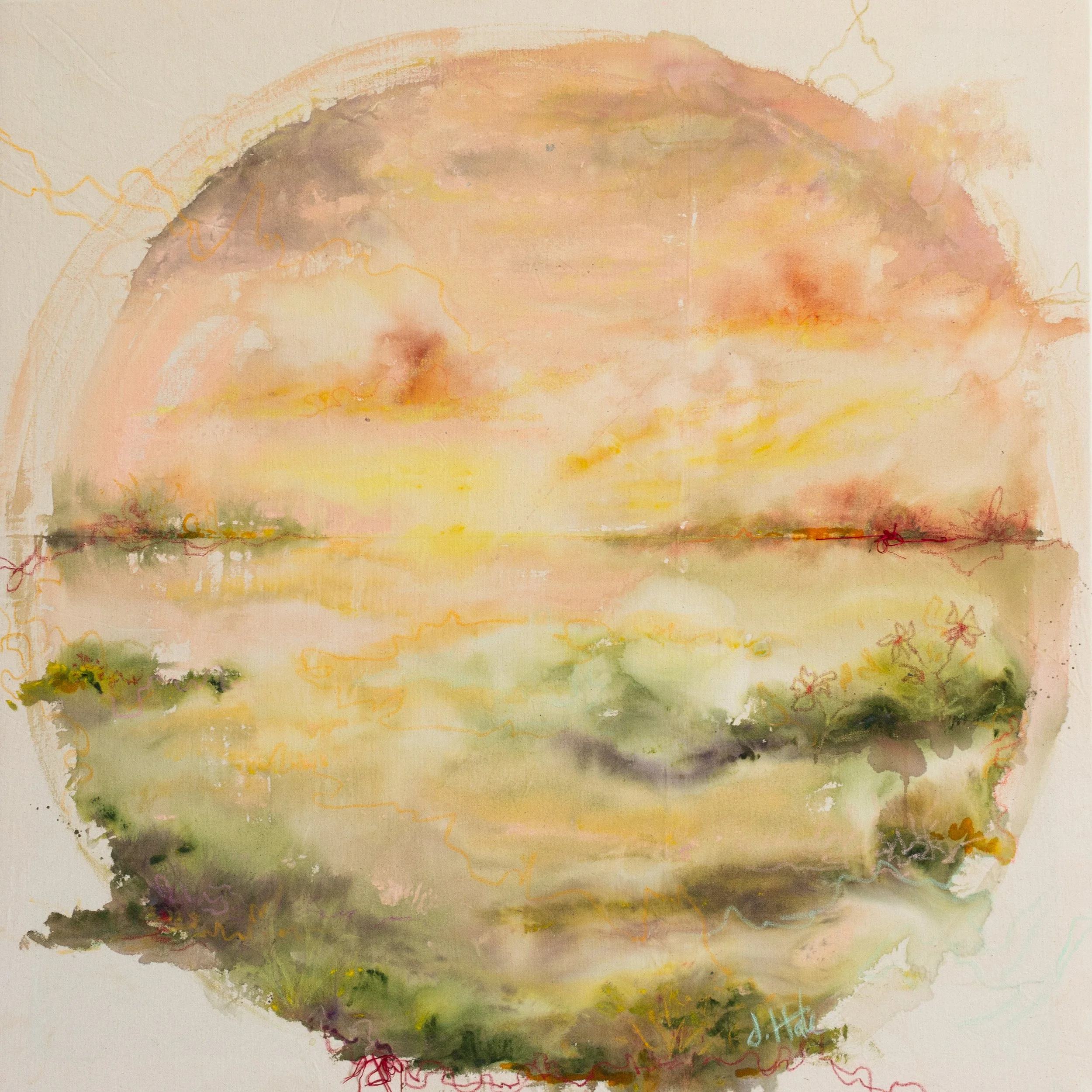 The Veil is Lifting - 35x35 ($800)
