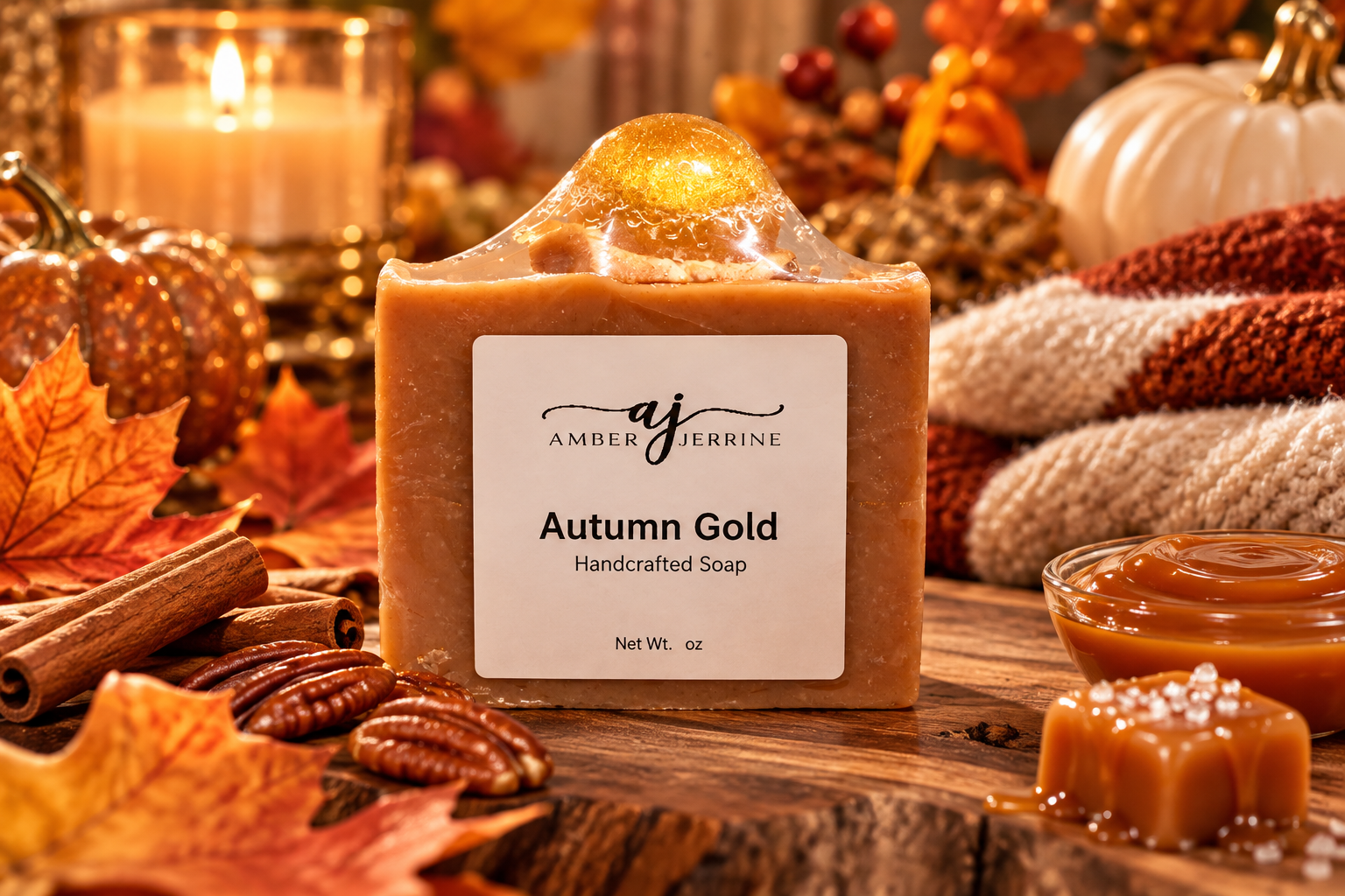 Autumn Gold Handcrafted Soap