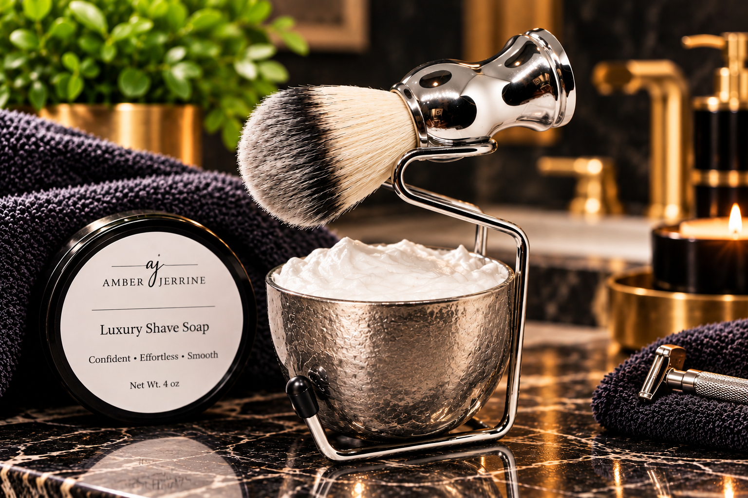 Luxury Shave Soap Kit