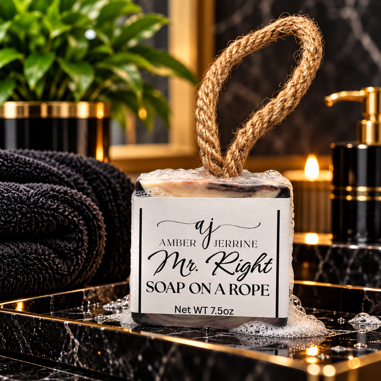 Mr. Right Soap on a Rope