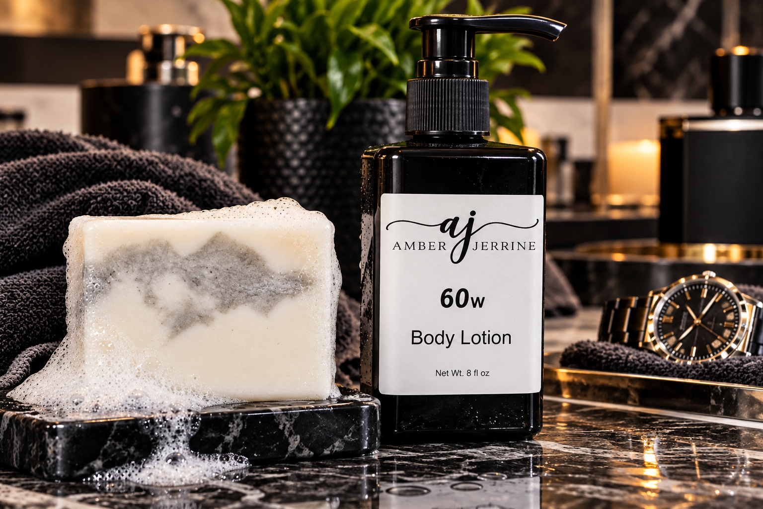 60w Goat Milk Soap & Body Lotion Set
