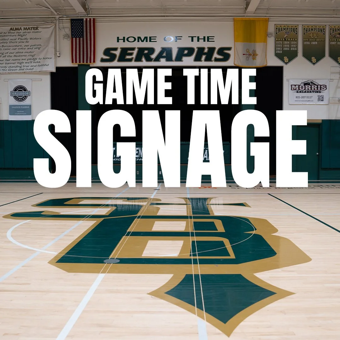 Game Time Signage