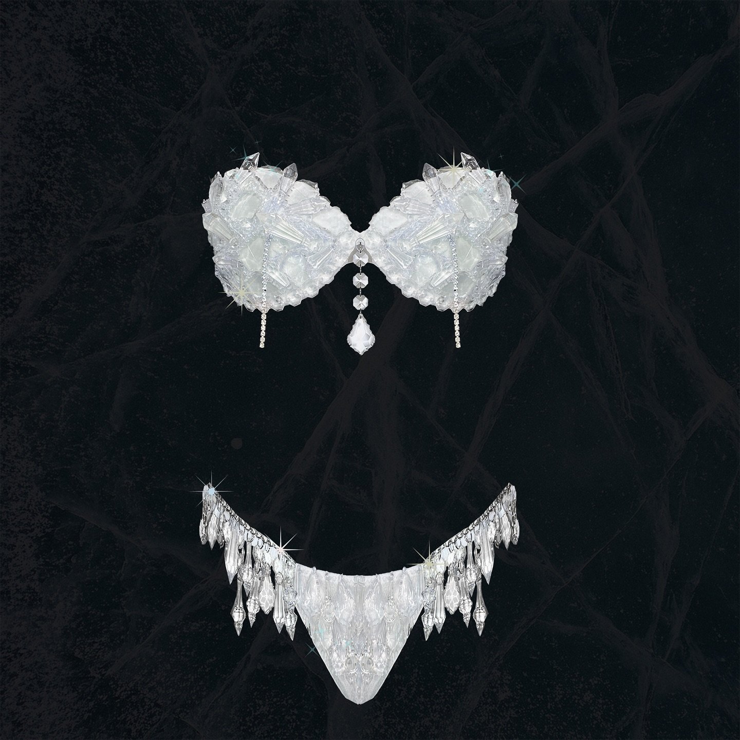 White Icicle Bikini