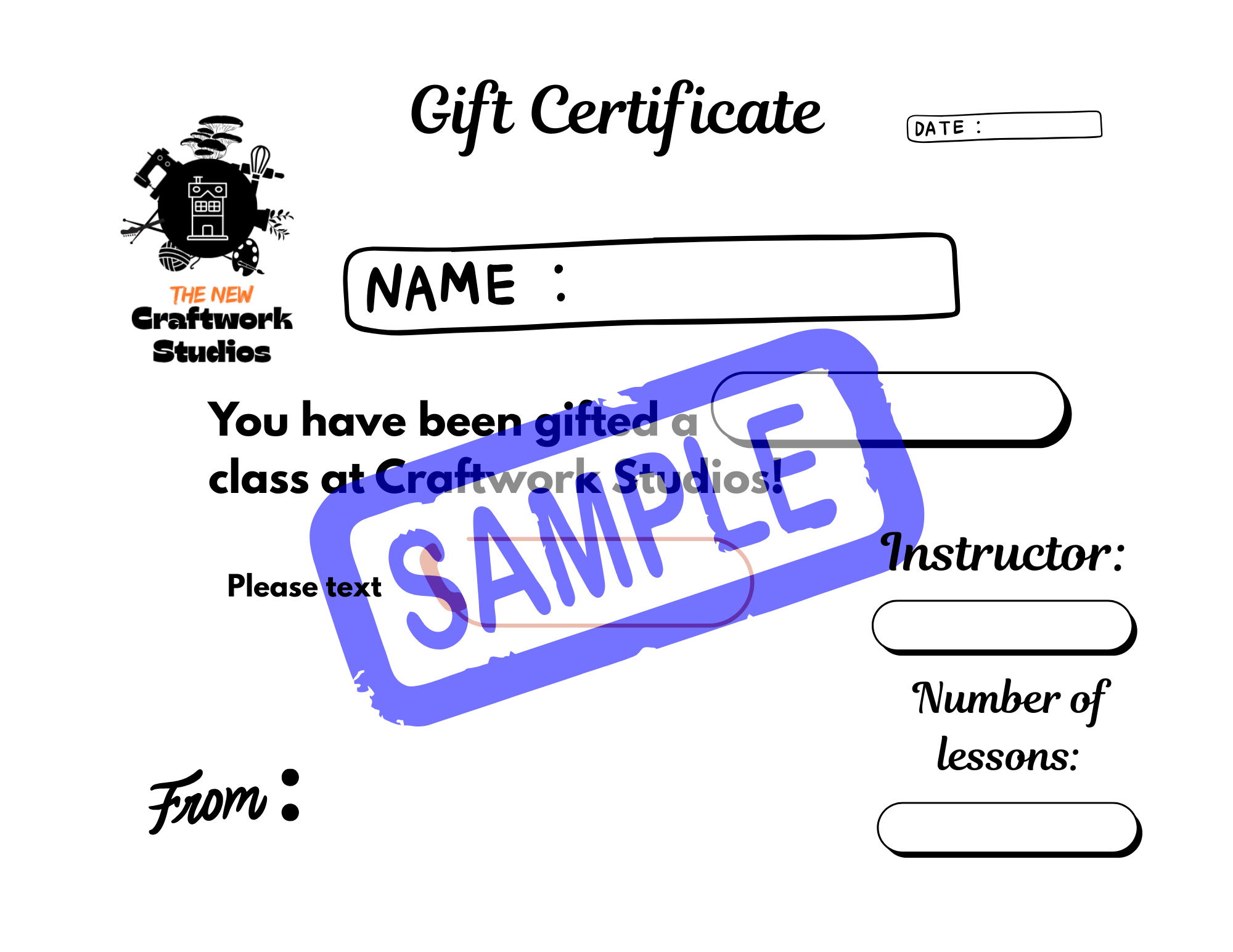Private Class Gift Card