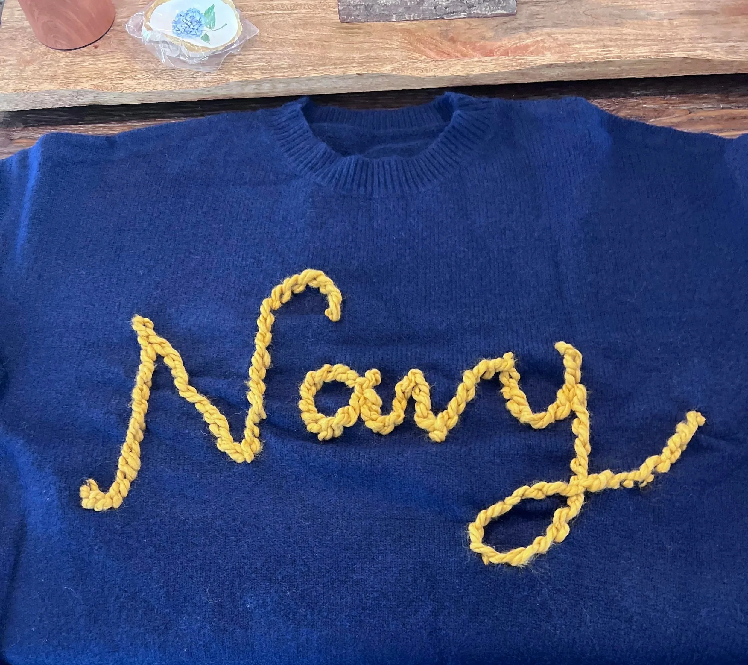 Chunky Yarn Hand Emboridery-Monday, May 11
