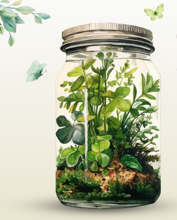 Terrarium Building with Deeply Rooted-Thur May 21