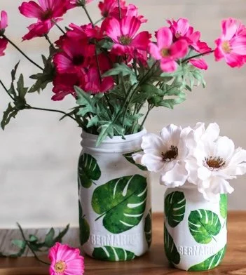 Decoupage Vases