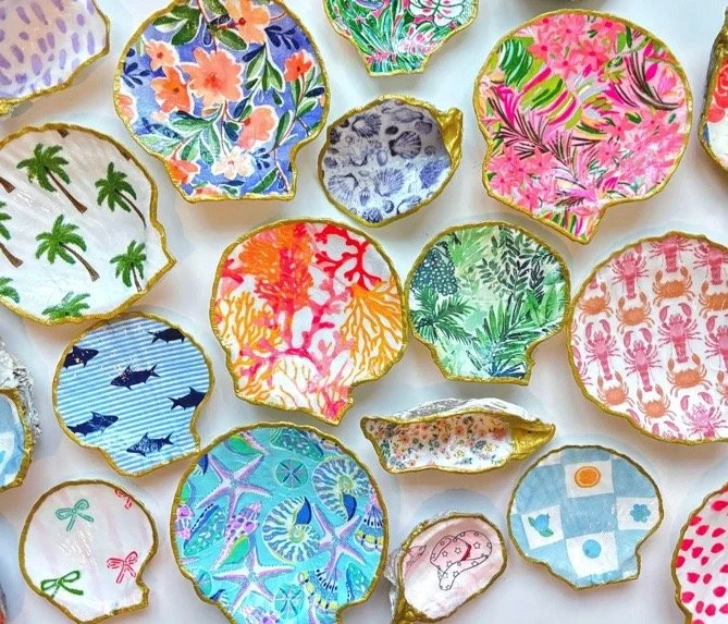Creatives and Conversation -Decoupage Sea Shells- Tue, May 19