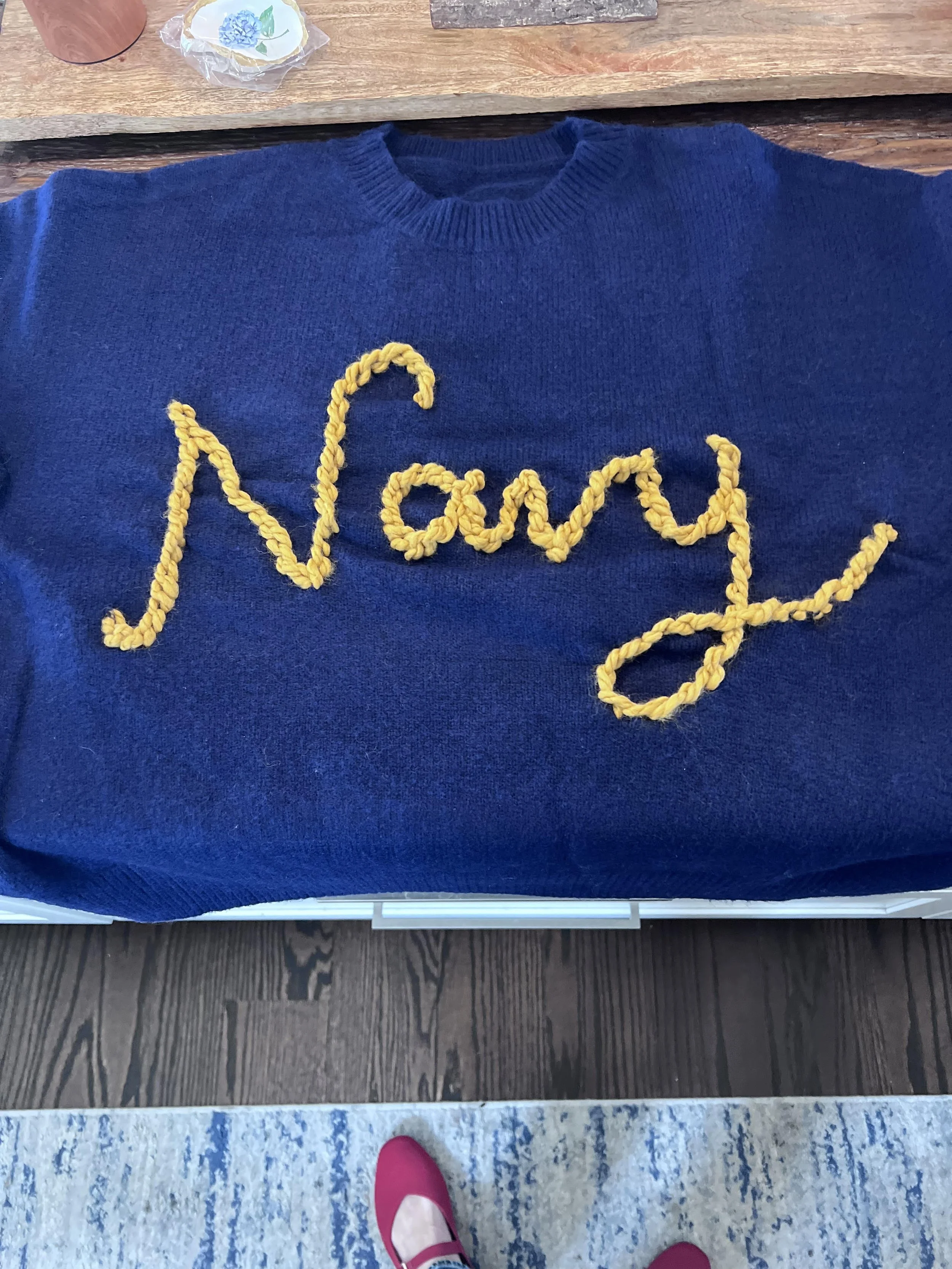 Chunky Yarn Hand Embroidery- Monday May 11