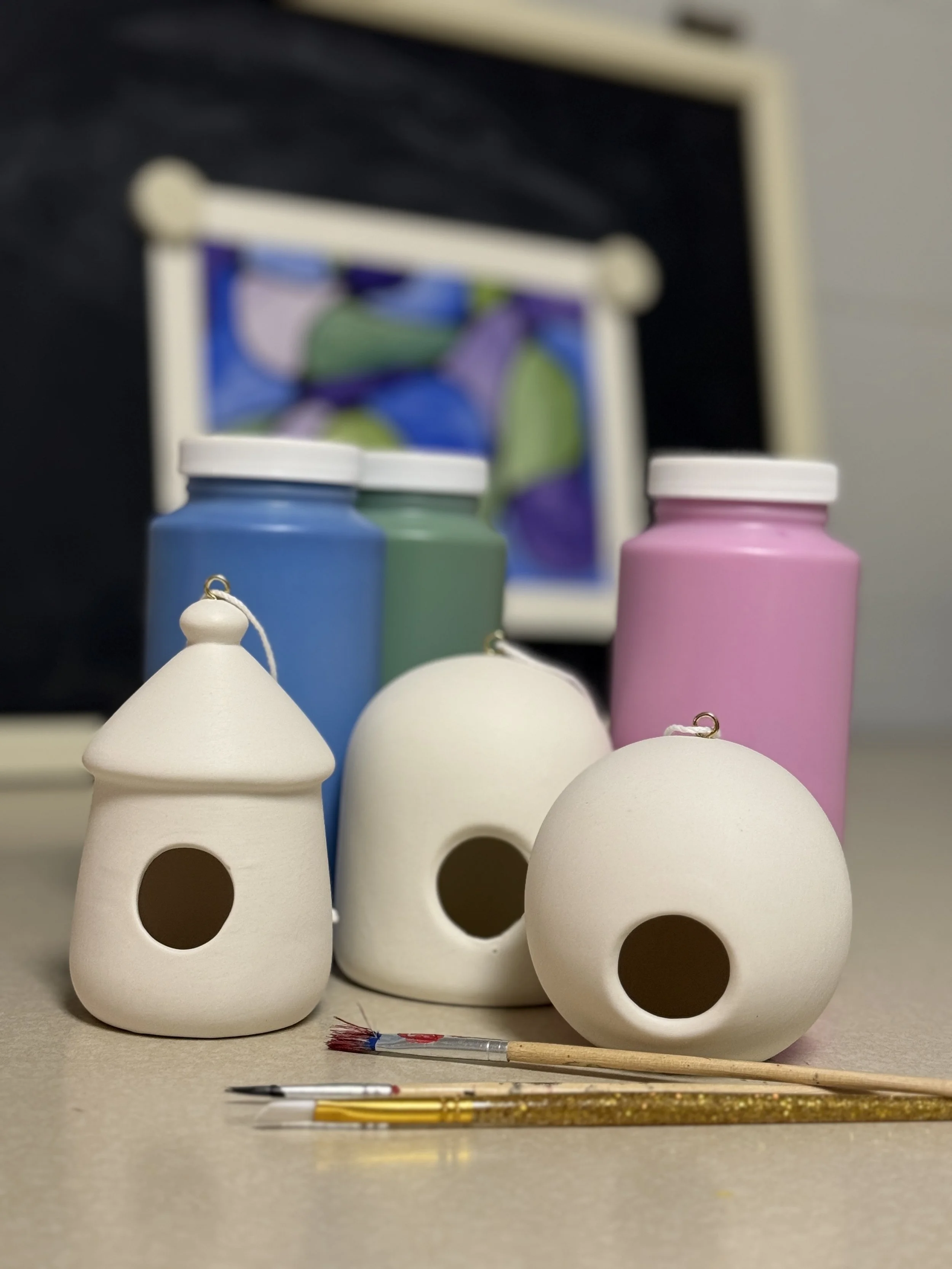 Bird House Painting - April 8