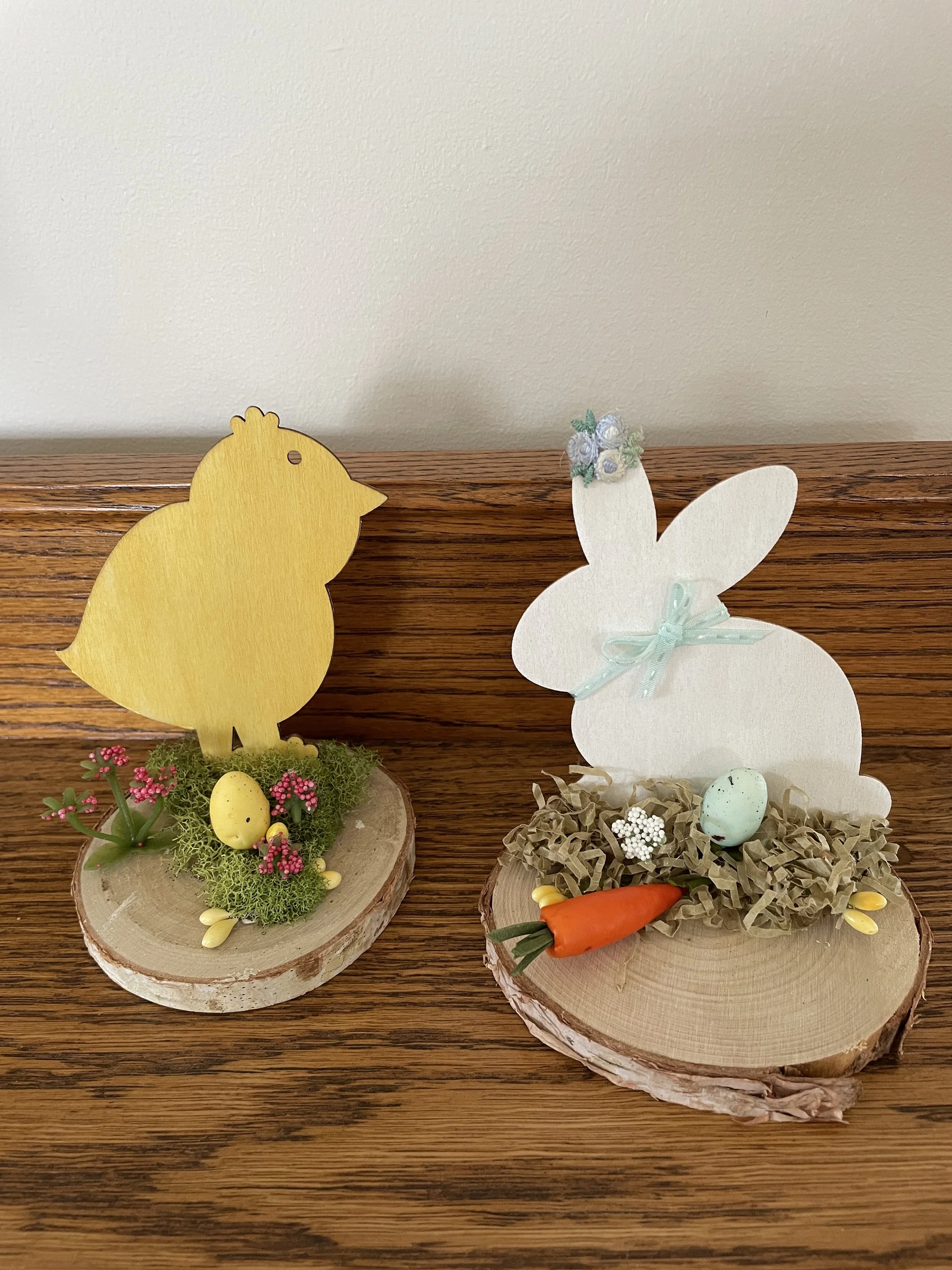 Creatives and Conversation / Bunny & Chick center piece